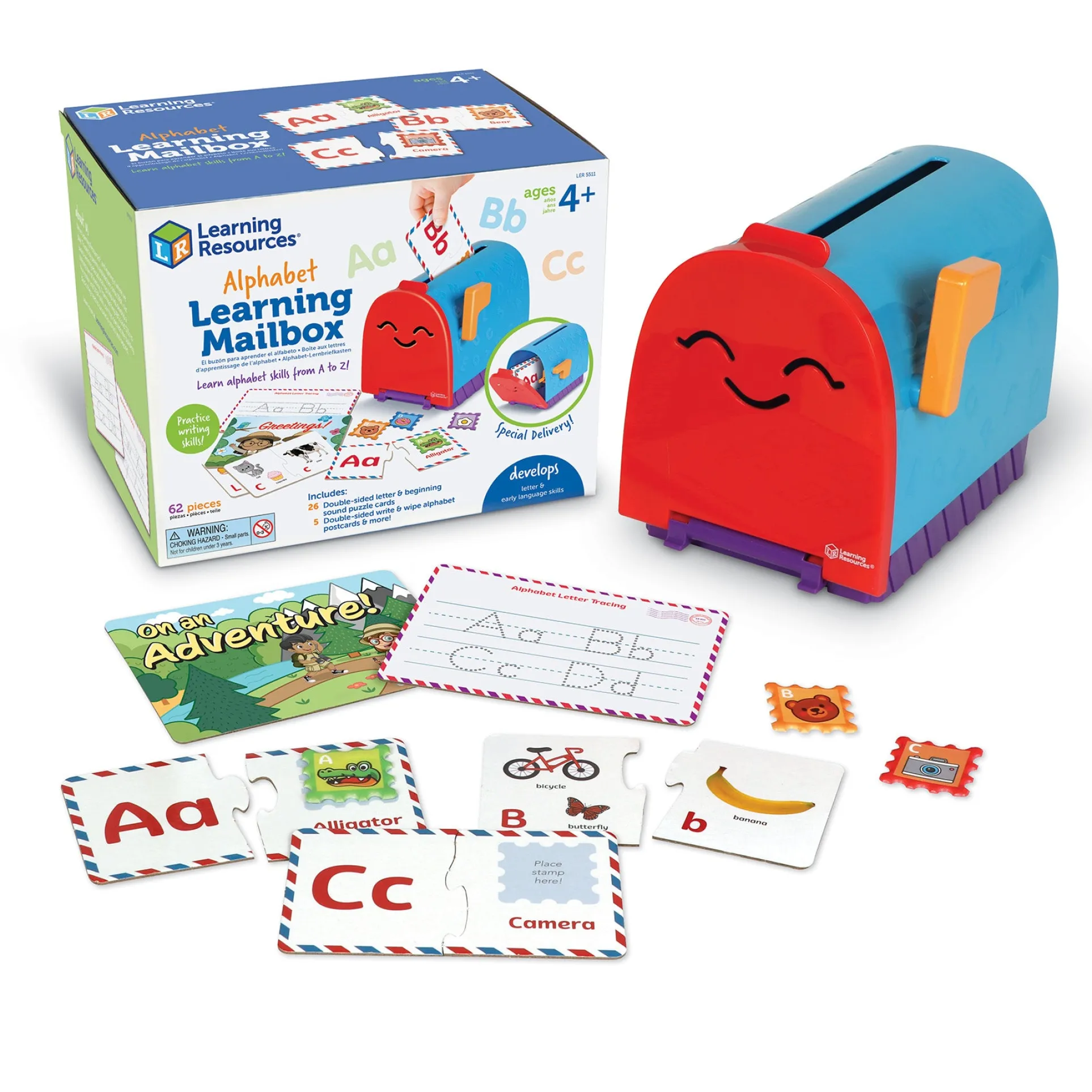 Learning Resources Alphabet Learning Mailbox - Interactive Educational Toy