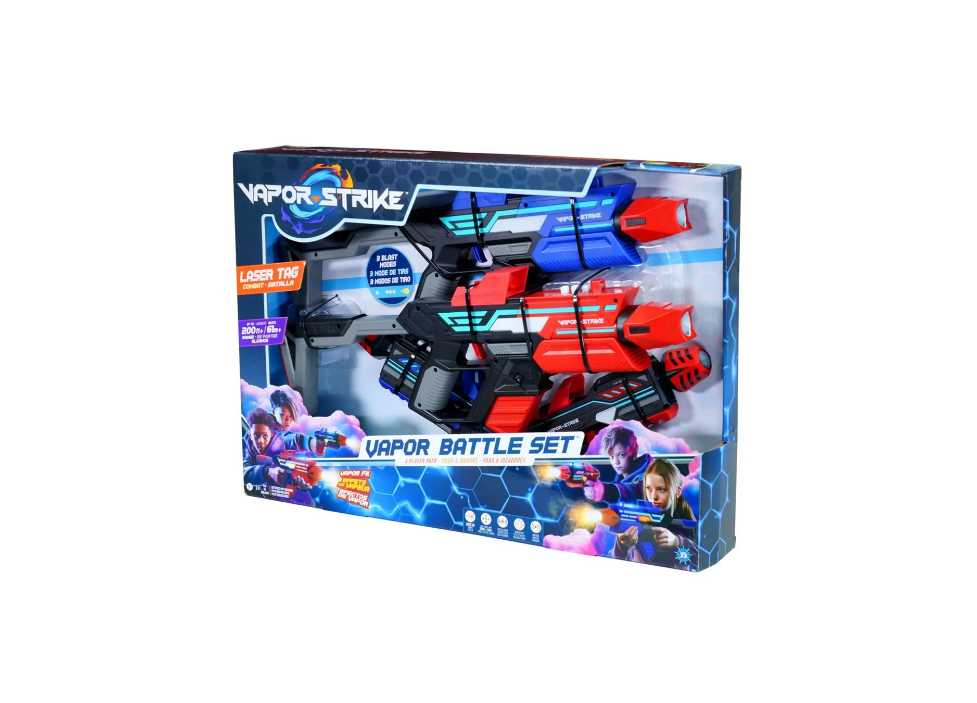 Vapor Strike 4 Player Laser Tag Battle Set