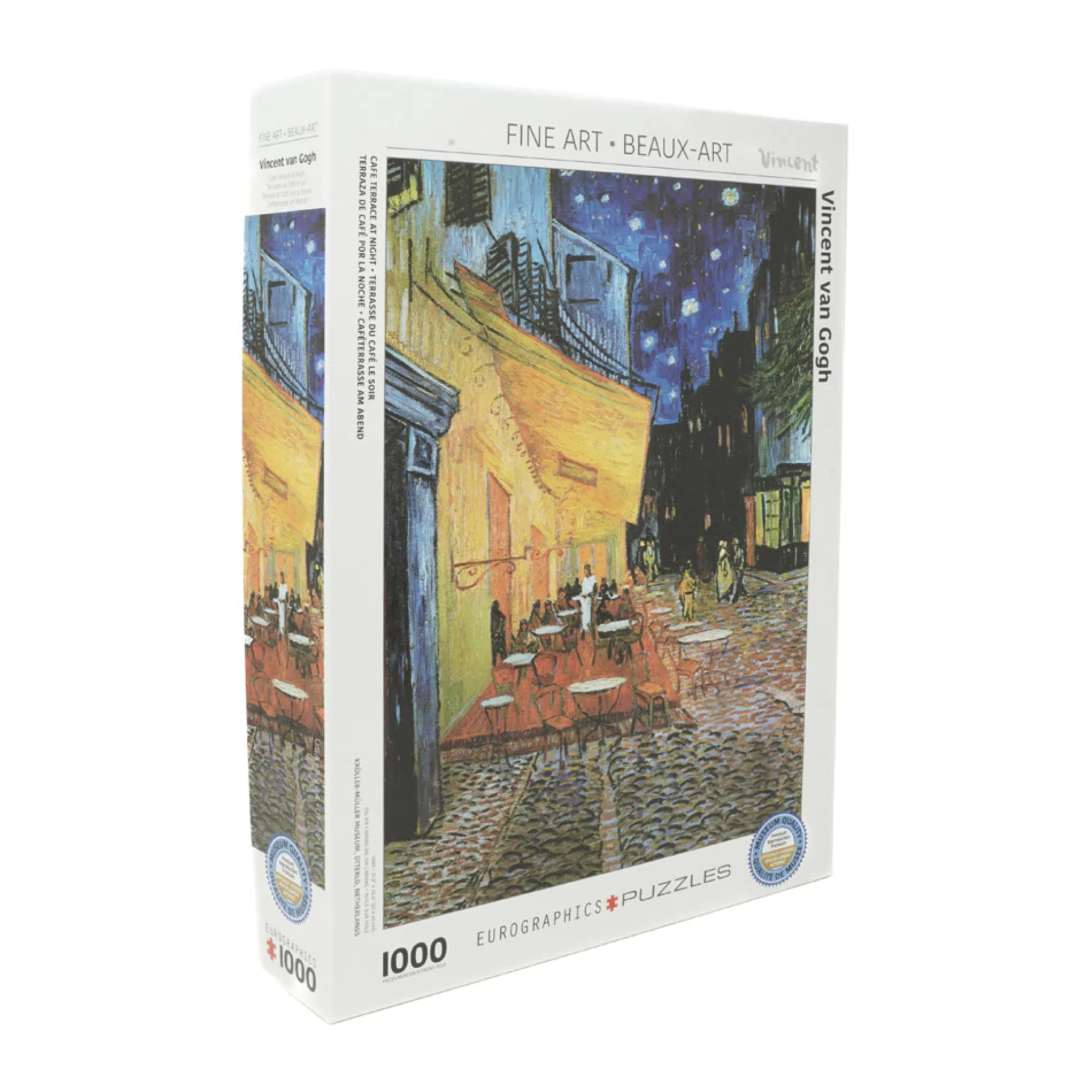 Vincent Van Gogh Cafe Terrace at Night 1000-Piece Puzzle