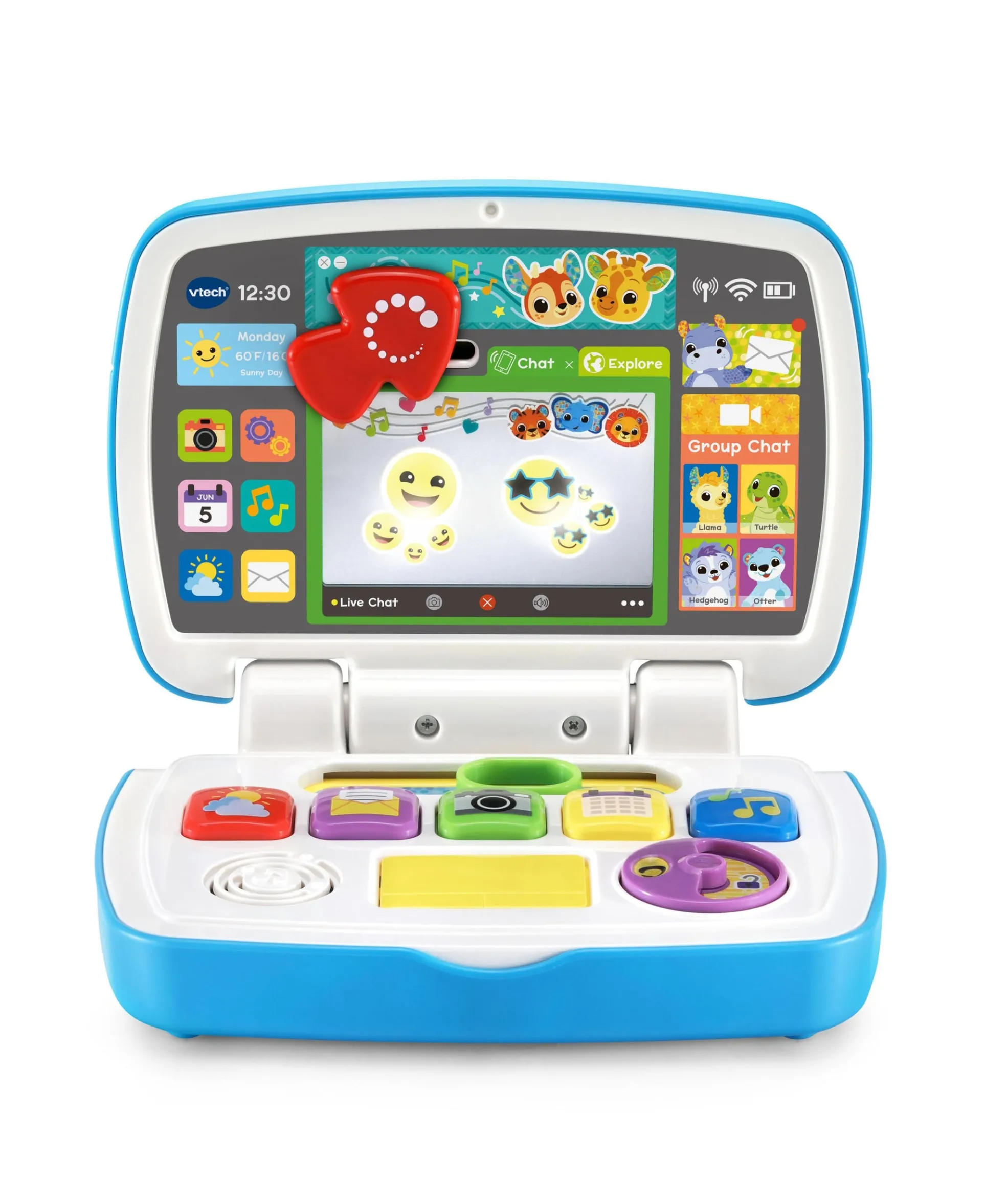 VTech Toddler Tech Laptop - Interactive Educational Toy with Magic Mirror