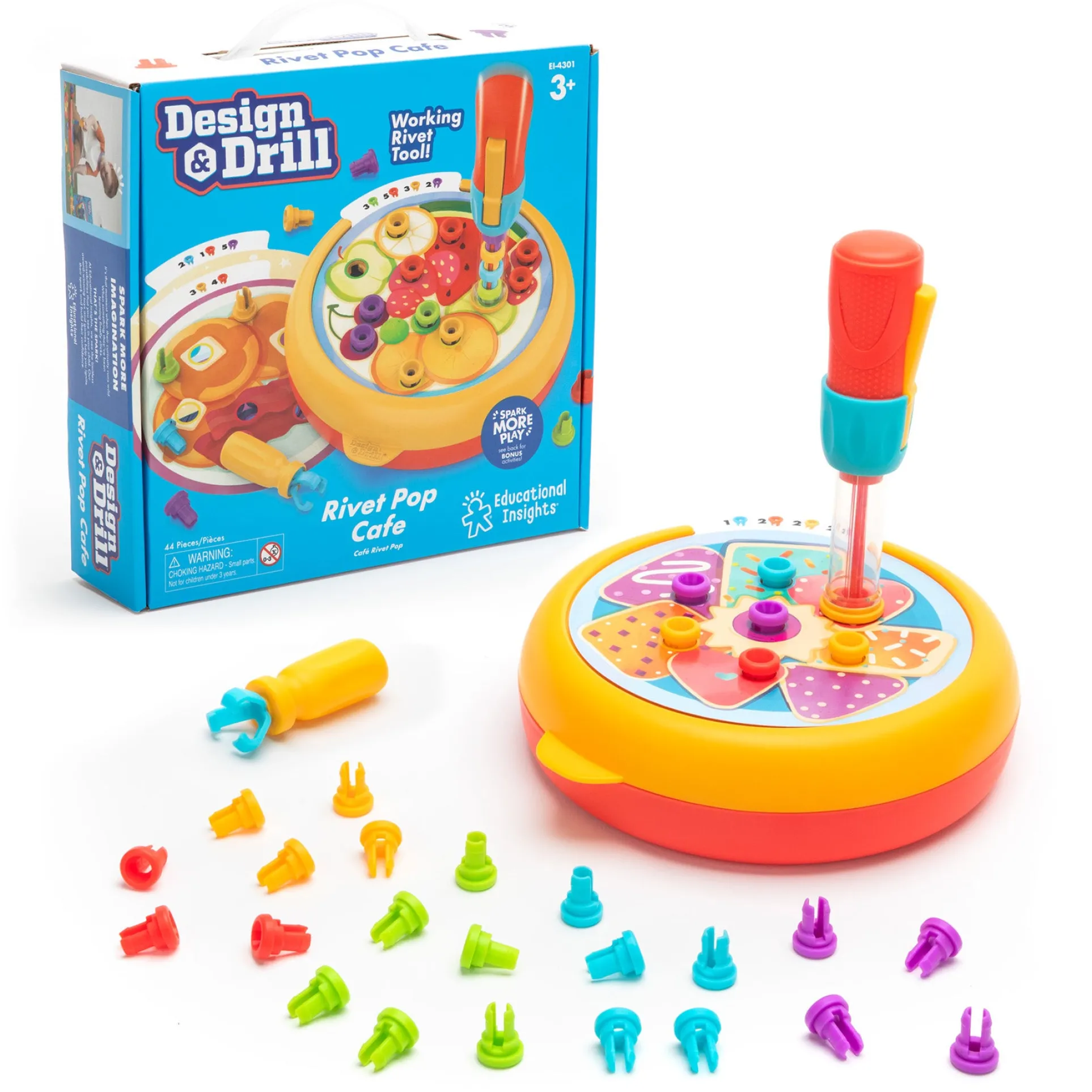 Educational Insights Rivet Pop Cafe - Colorful STEM Learning Toy