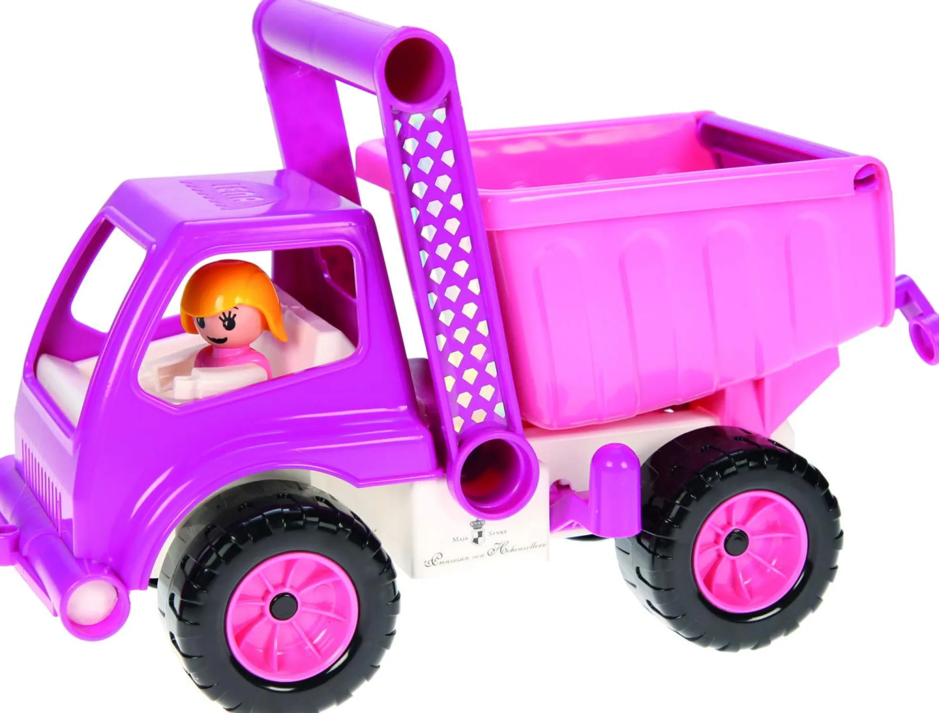 Lena Eco Active Princess Pink Toy Dump Truck - Eco-Friendly Play