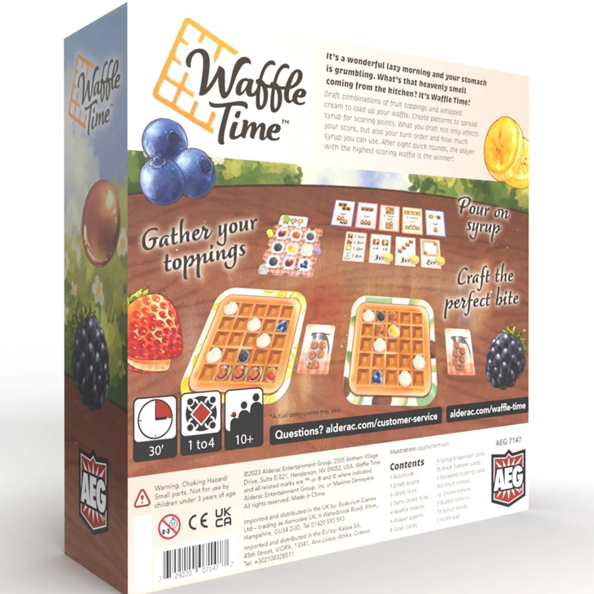 Waffle Time Family Tile Placement Strategy Game