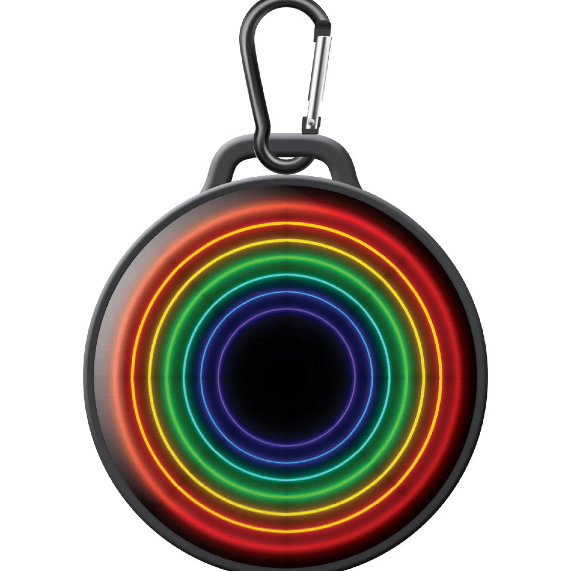 Watchitude Jammed 2 Go Rainbow Wave Round Bluetooth Speaker