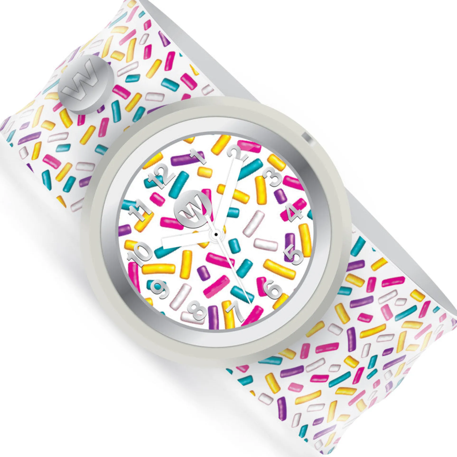 Watchitude Kids' Slap Watch Sprinkles - Colorful Silicone Strap