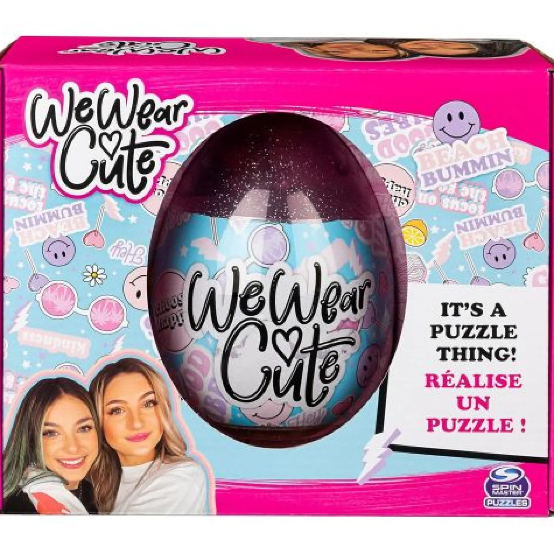 We Wear Cute Vibrant Egg-Shaped 100-Piece Puzzle
