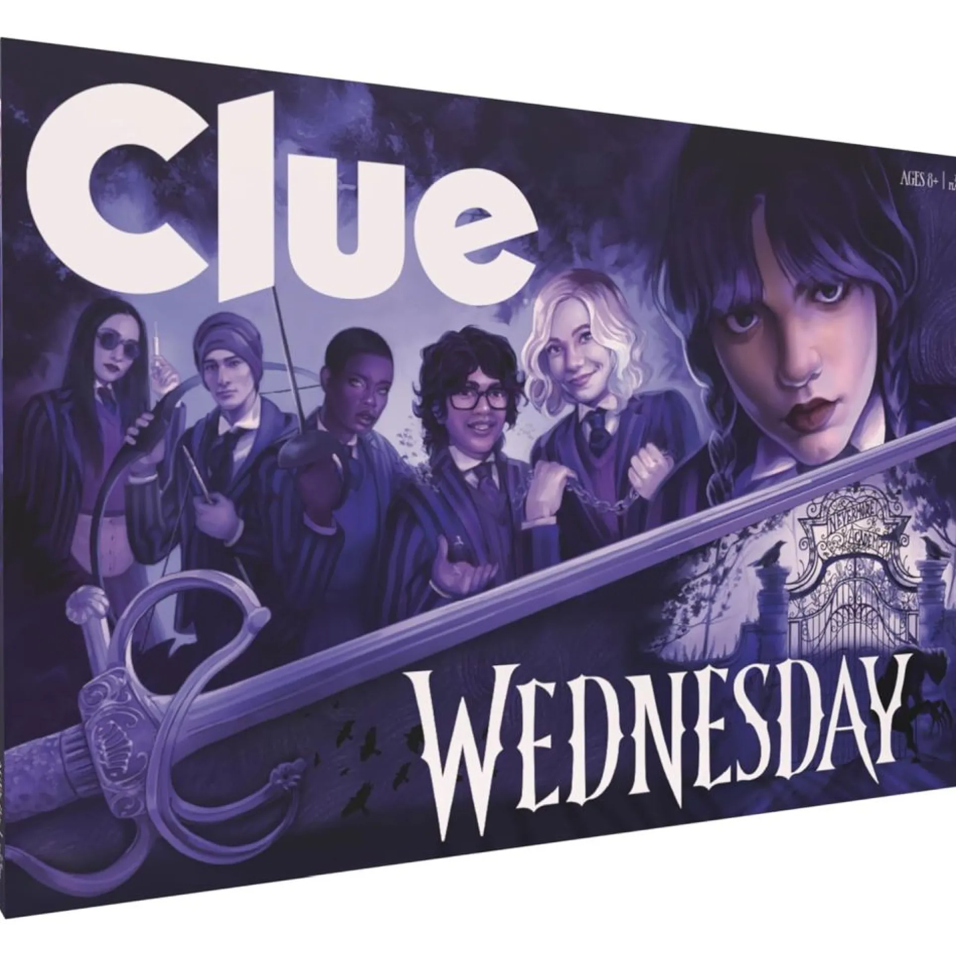 Wednesday Addams Clue Mystery Board Game