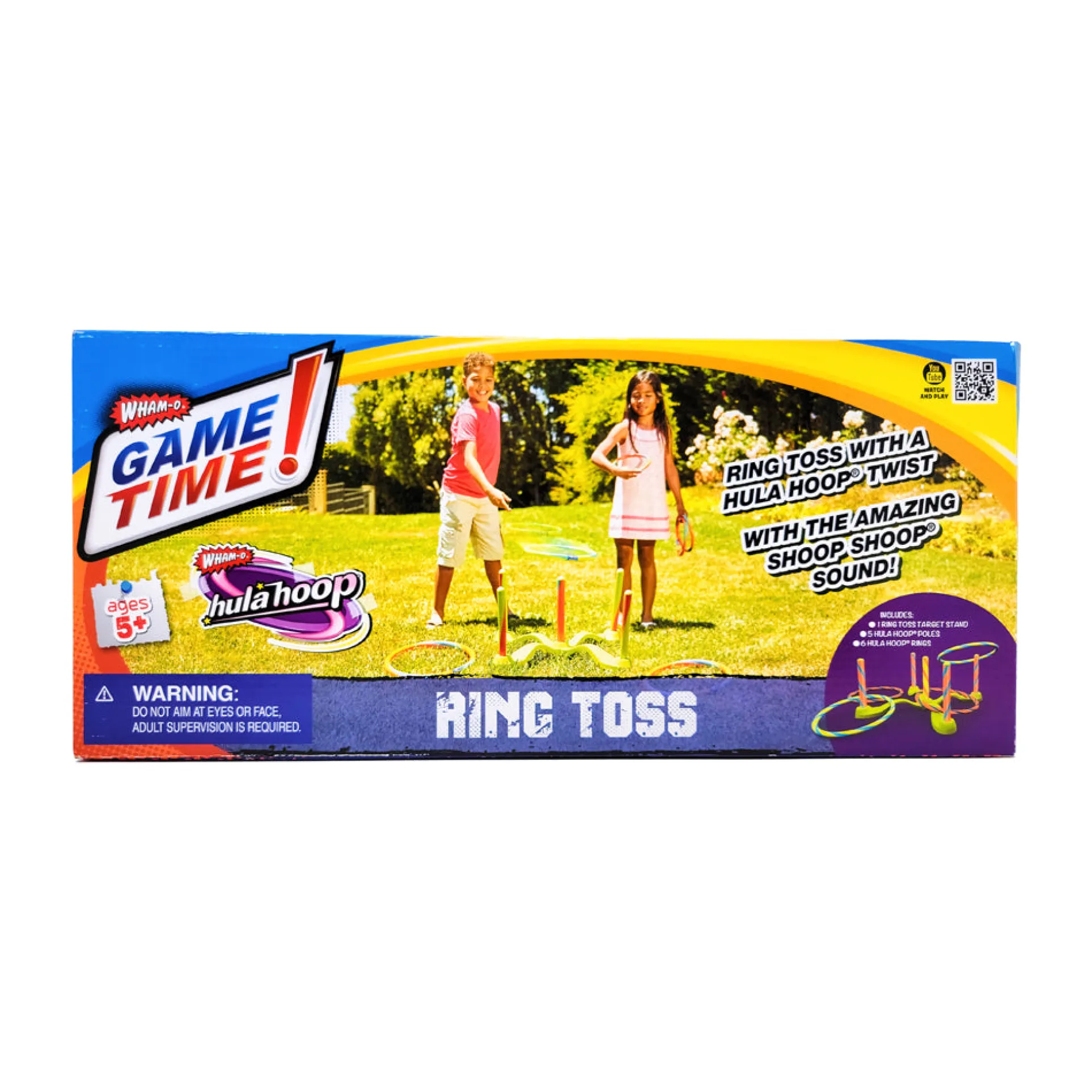 Wham-O Hula Hoop Ring Toss Set for Outdoor Fun