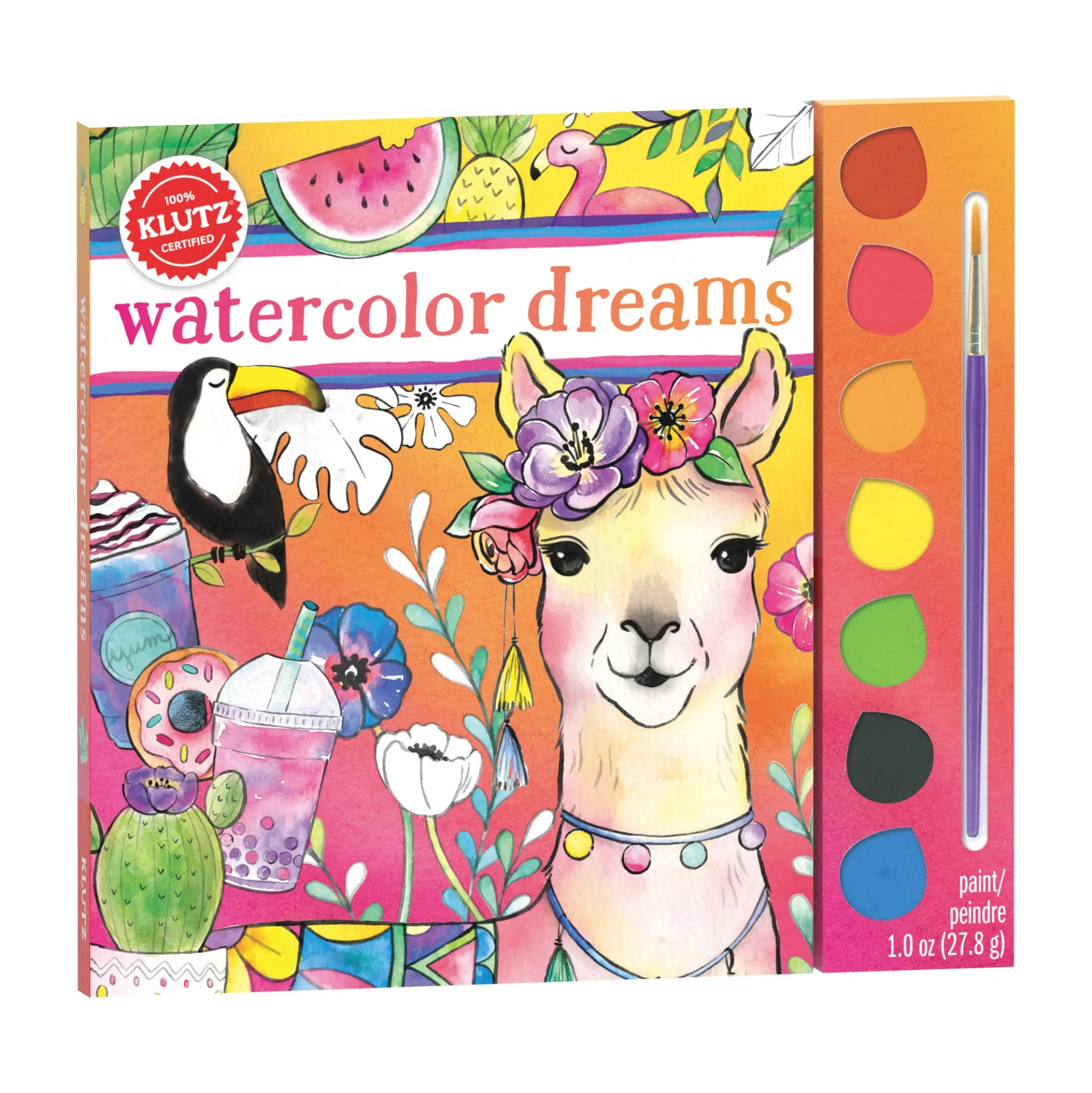 Whimsical Watercolor Dreams Complete Painting Kit for Kids and Teens