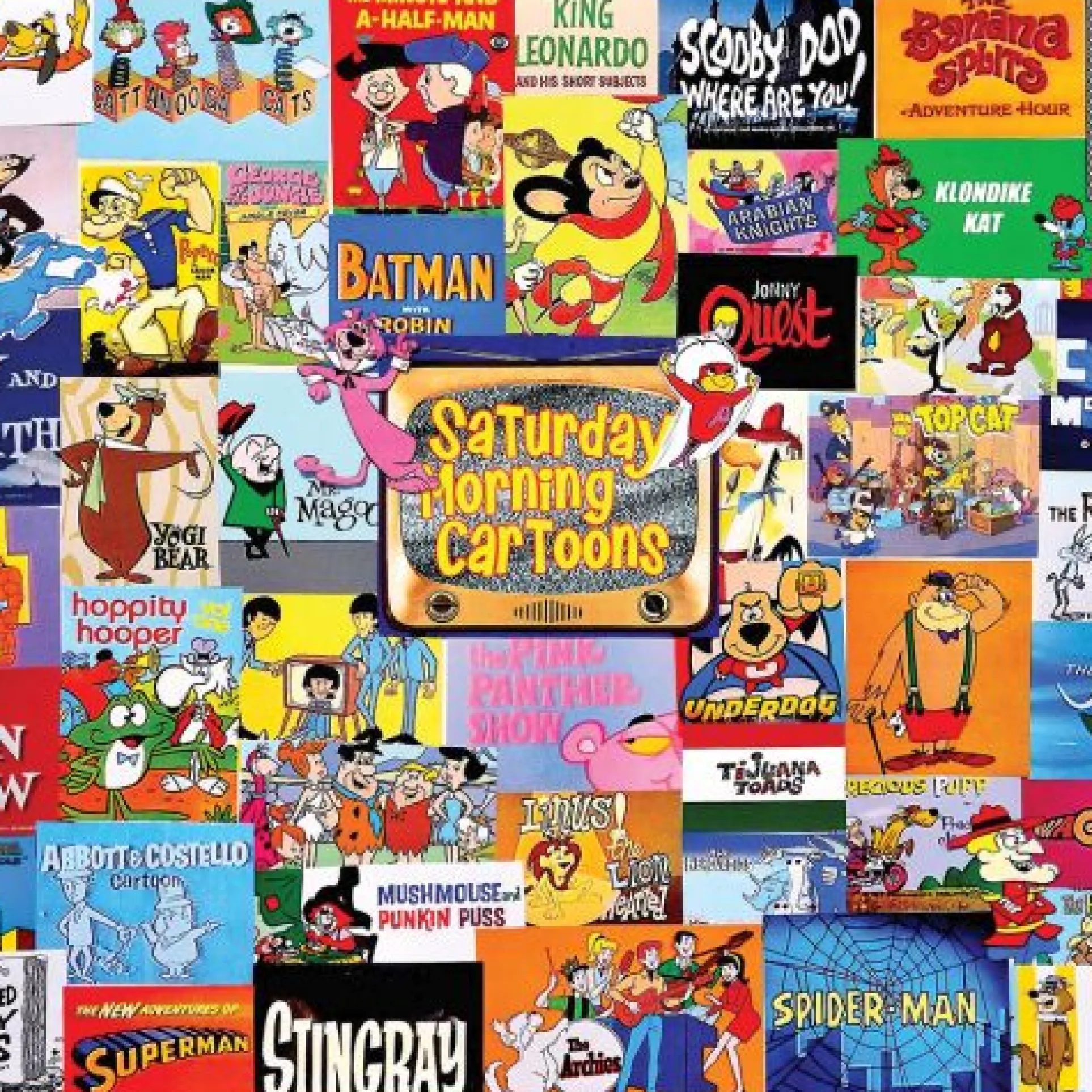 White Mountain Nostalgic Saturday Morning Cartoons 1000-Piece Puzzle