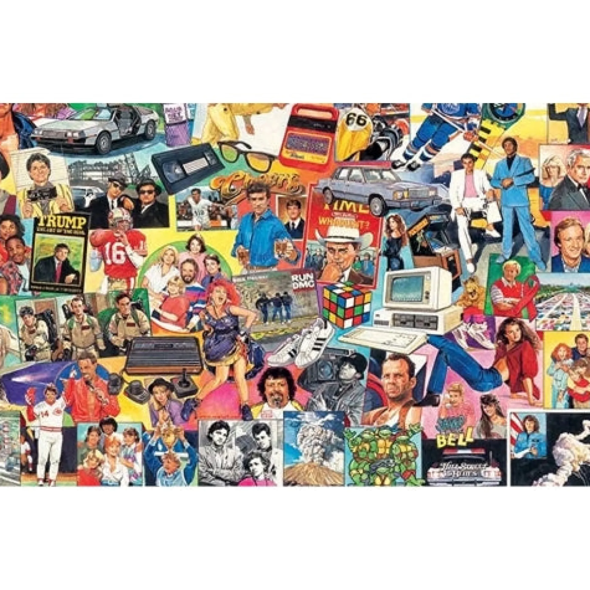 White Mountain 'The 1980s' Retro Jigsaw Puzzle - 1000 pc