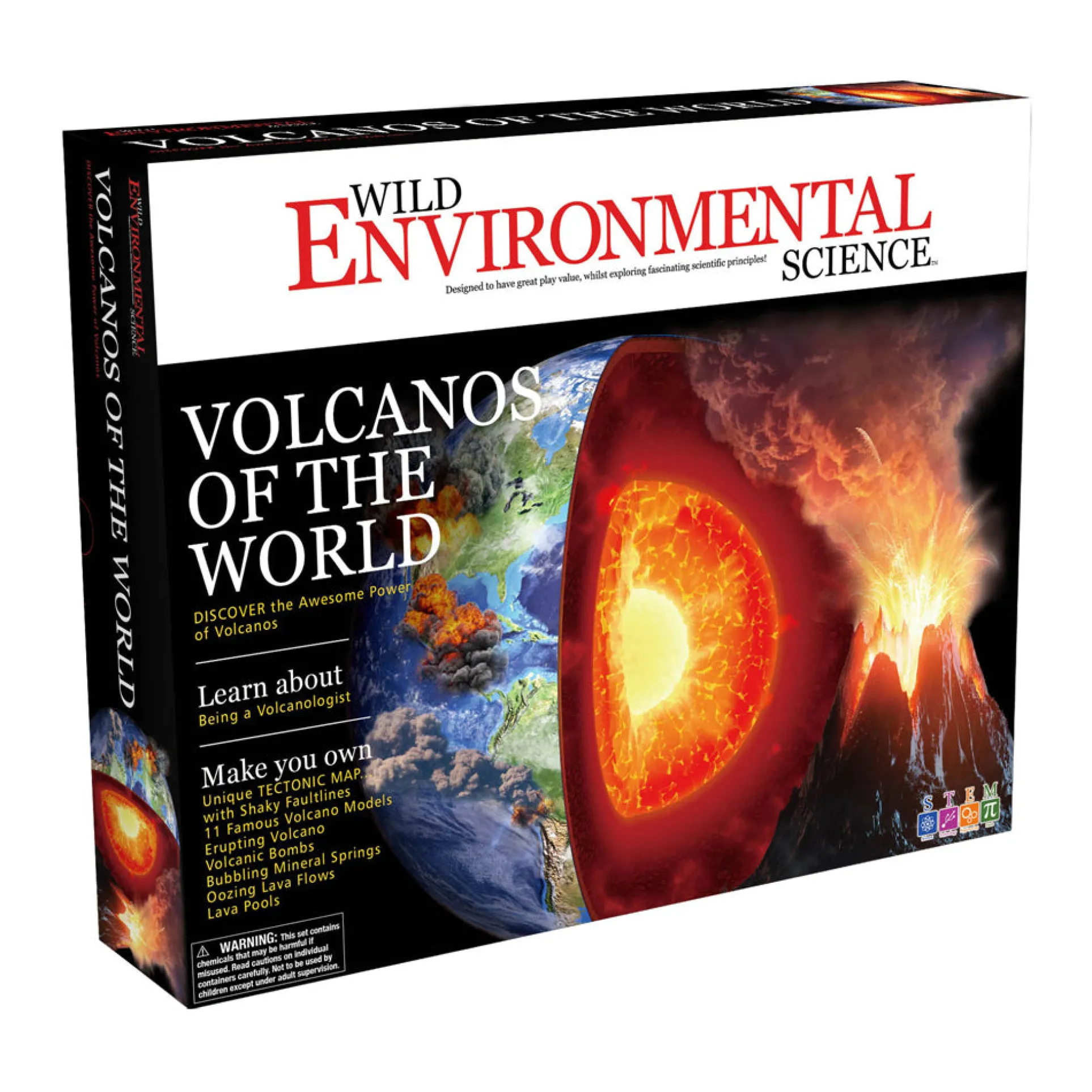 WILD! Science Volcanos of the World Educational Science Kit