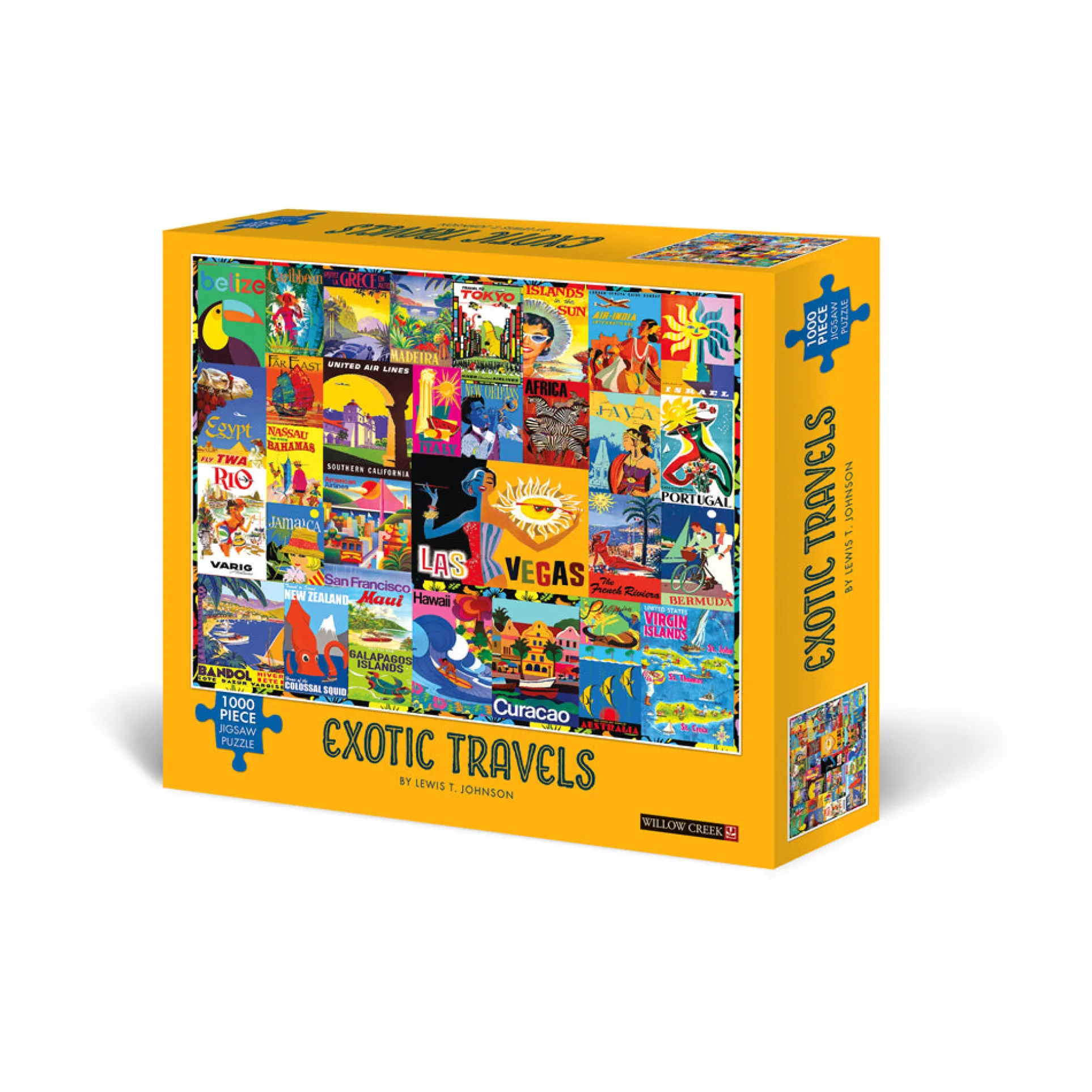 Willow Creek Press Exotic Travels Jigsaw Puzzle - 1000 pc