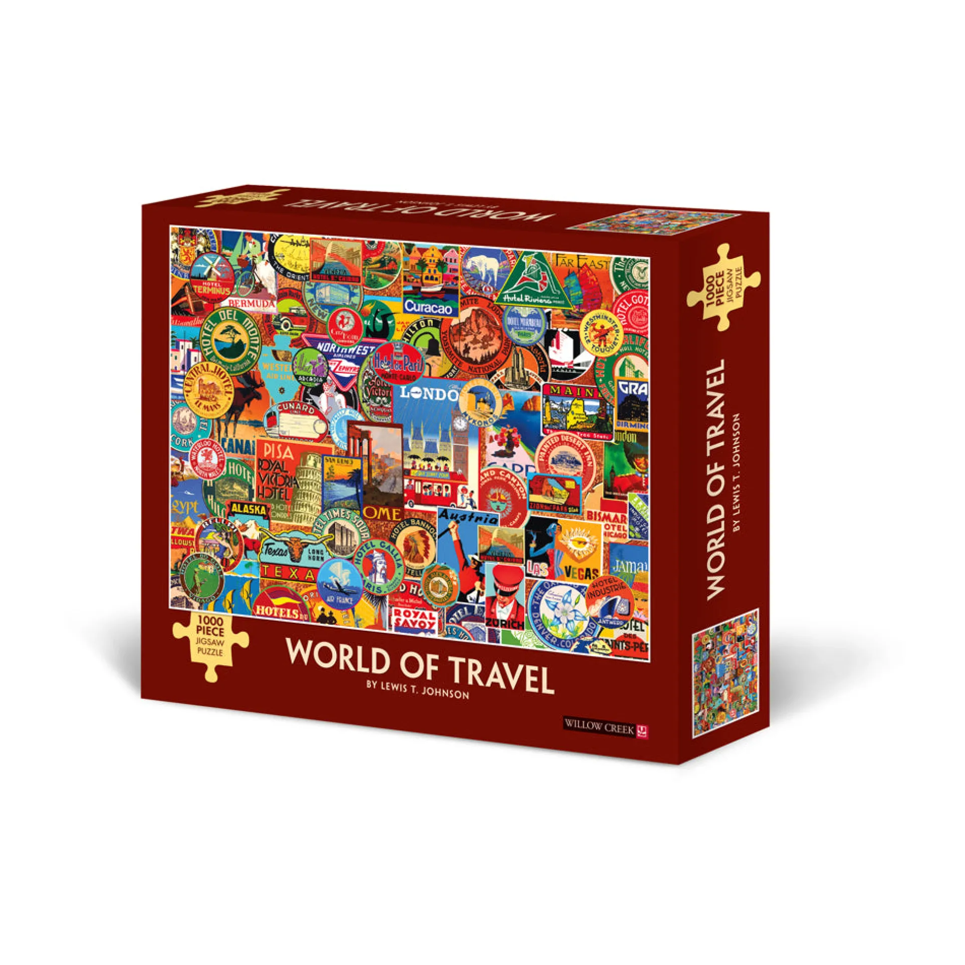 Willow Creek Press World of Travel Jigsaw Puzzle - 1000 pc