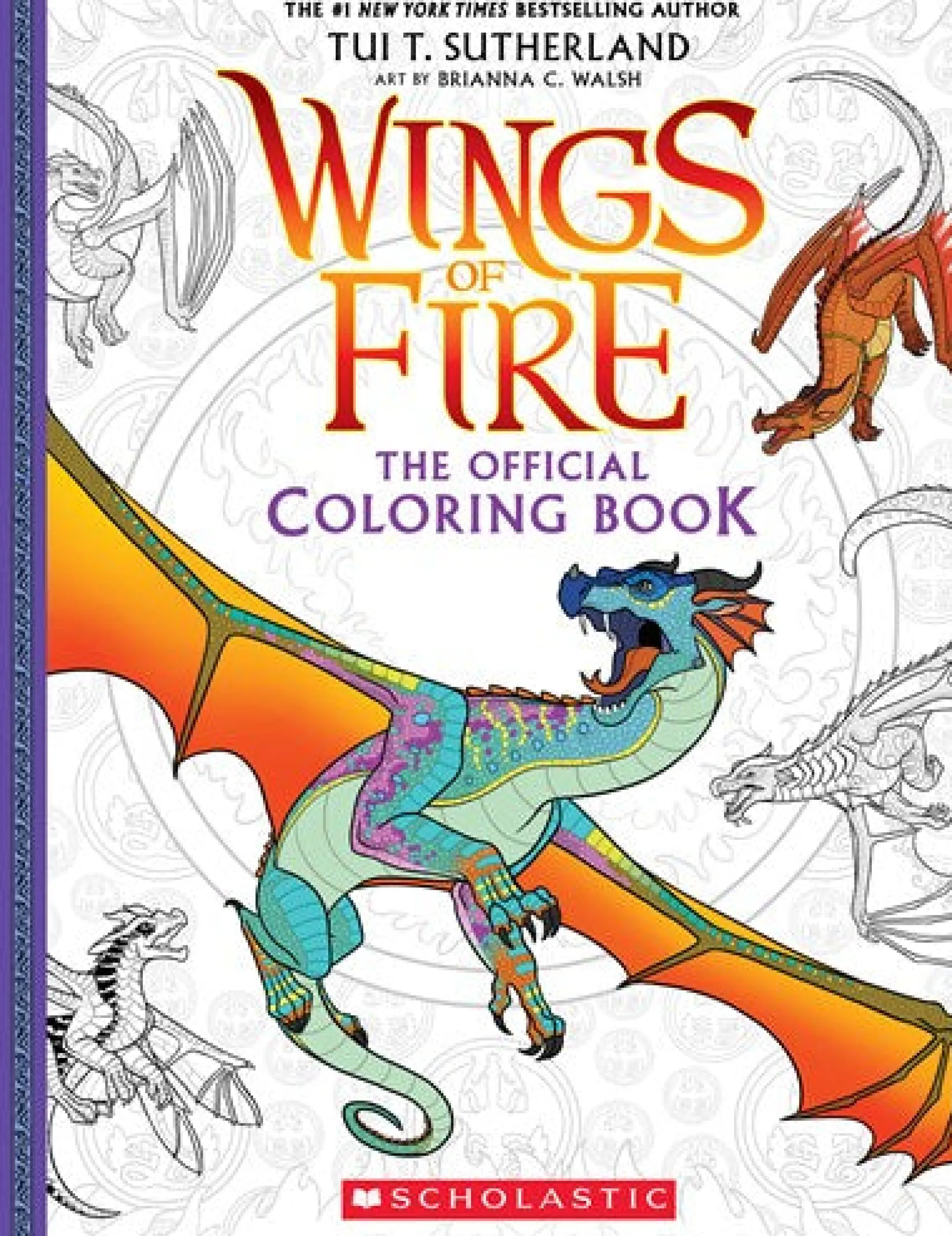 Wings of Fire Official Coloring Book - Deluxe Paperback Edition