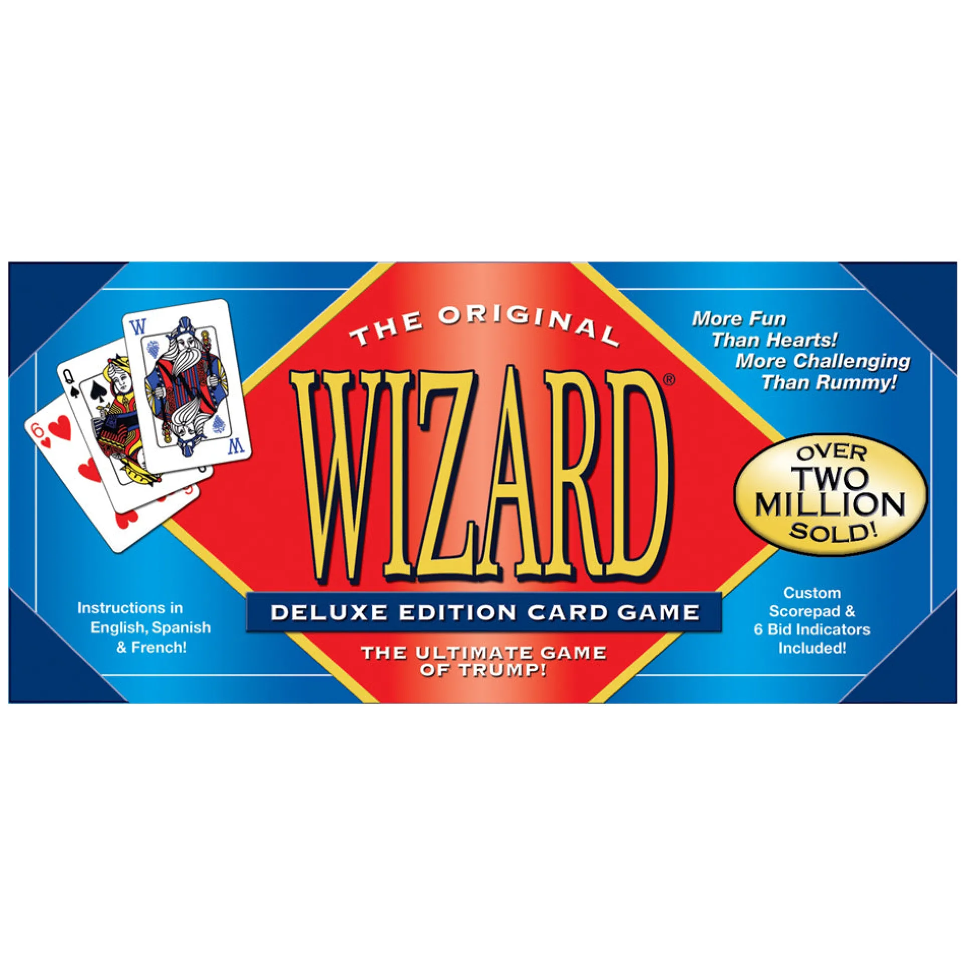 Wizard Card Game Deluxe Edition - Ultimate Trump Strategy Game