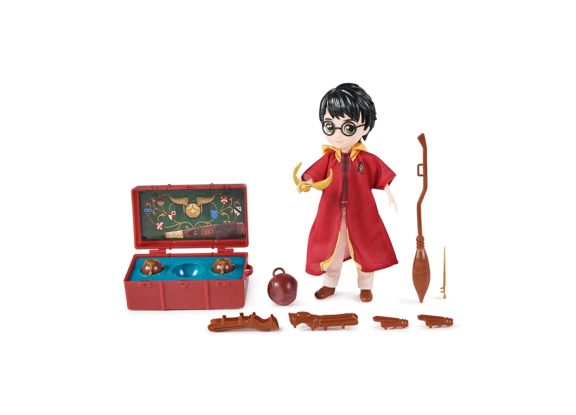 Wizarding World 8" Harry Potter Quidditch Doll Set with Accessories