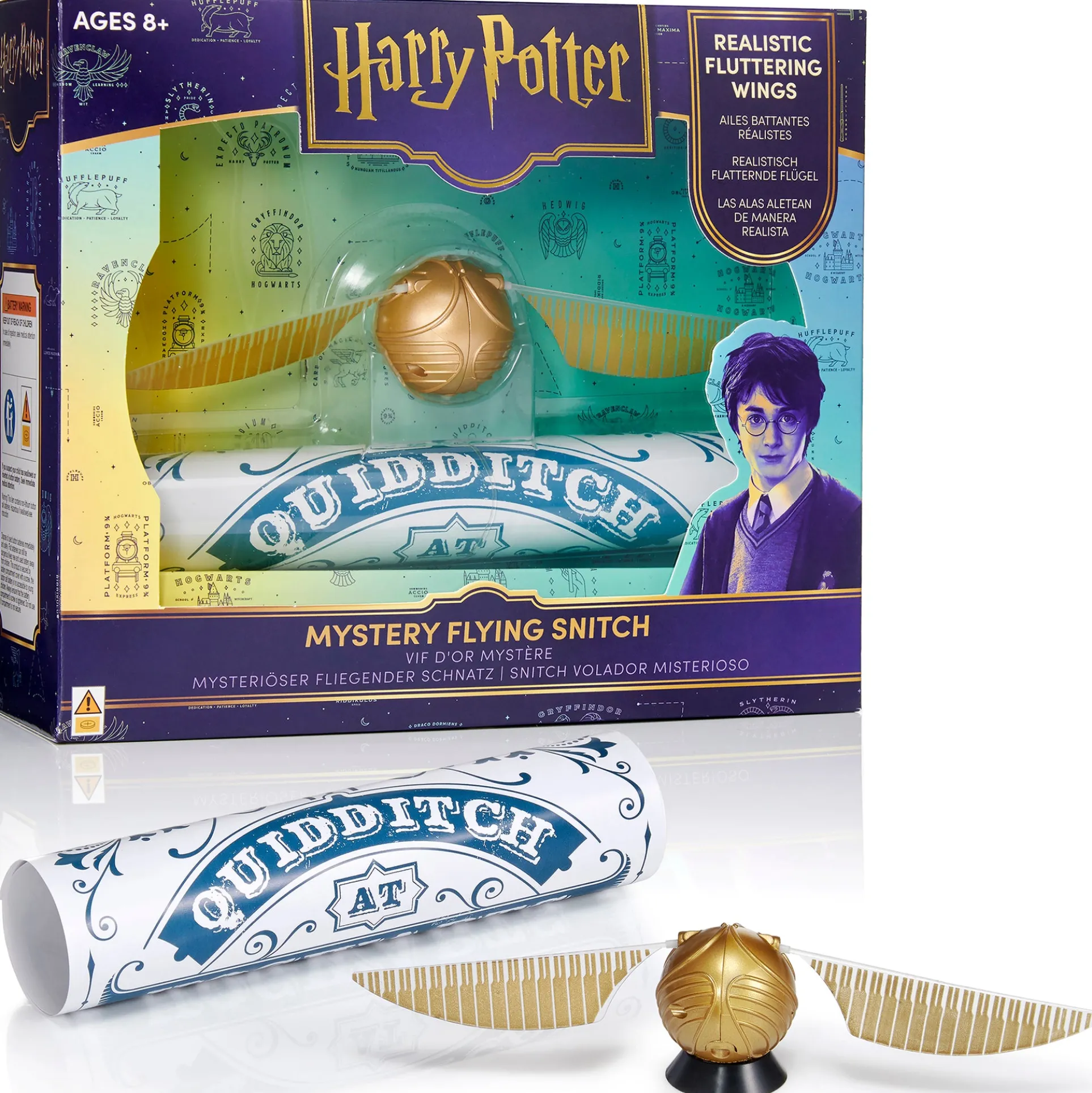 Wizarding World 1:1 Scale Mystery Flying Golden Snitch - Quidditch Ball Replica