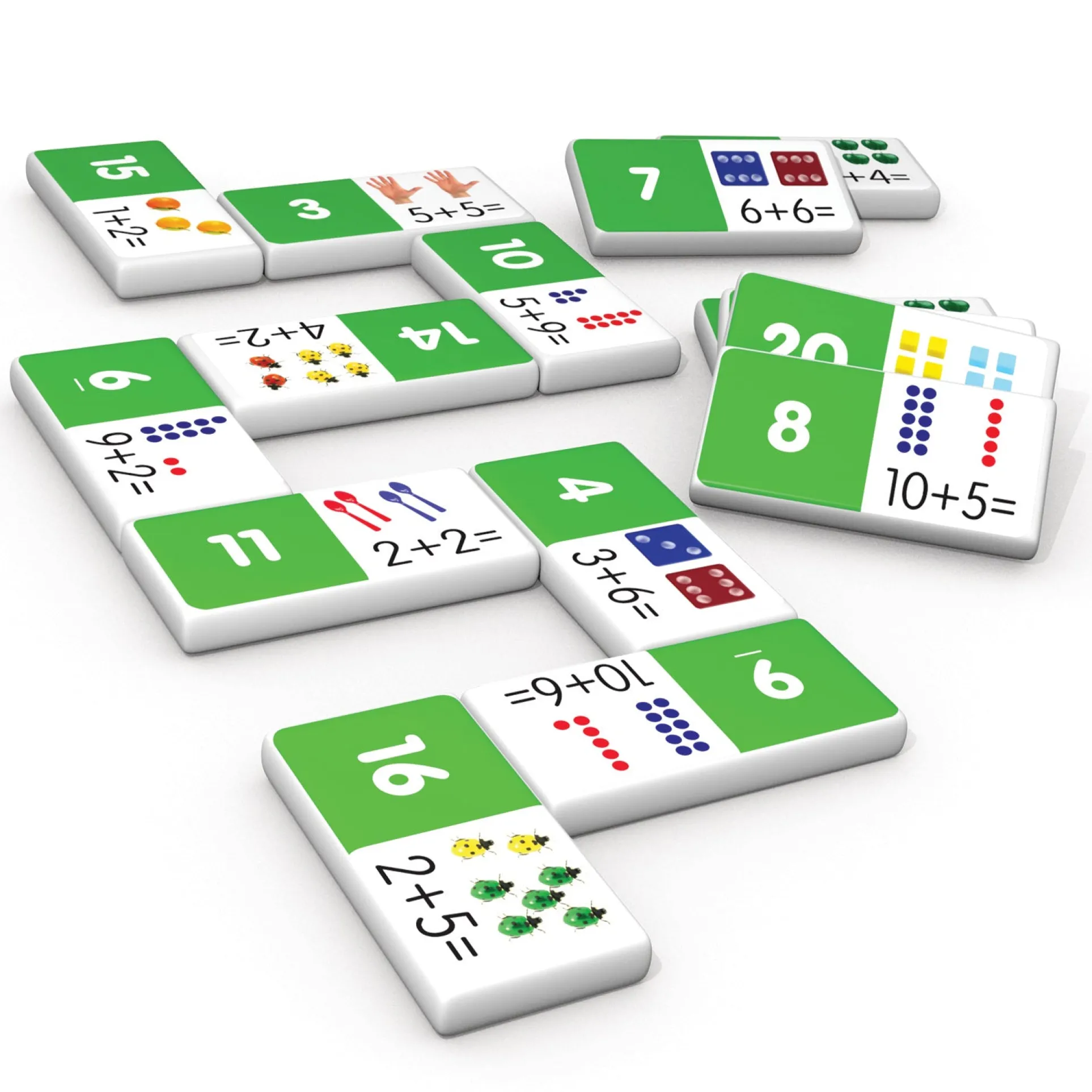 Junior Learning Addition Dominoes - Educational Math Game