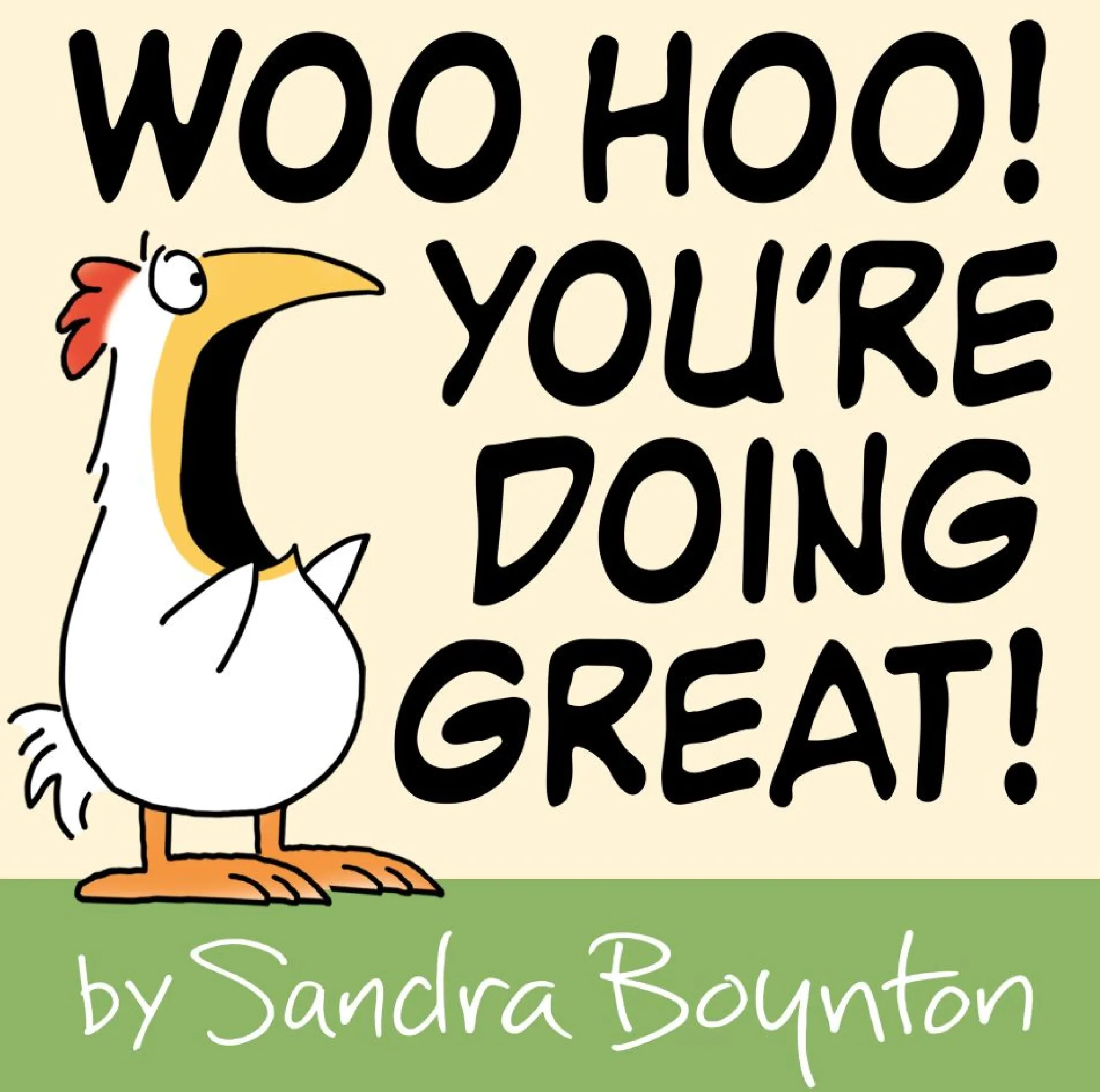 WOO HOO! YOU'RE DOING GREAT! Hardcover Inspirational Rhyme Book