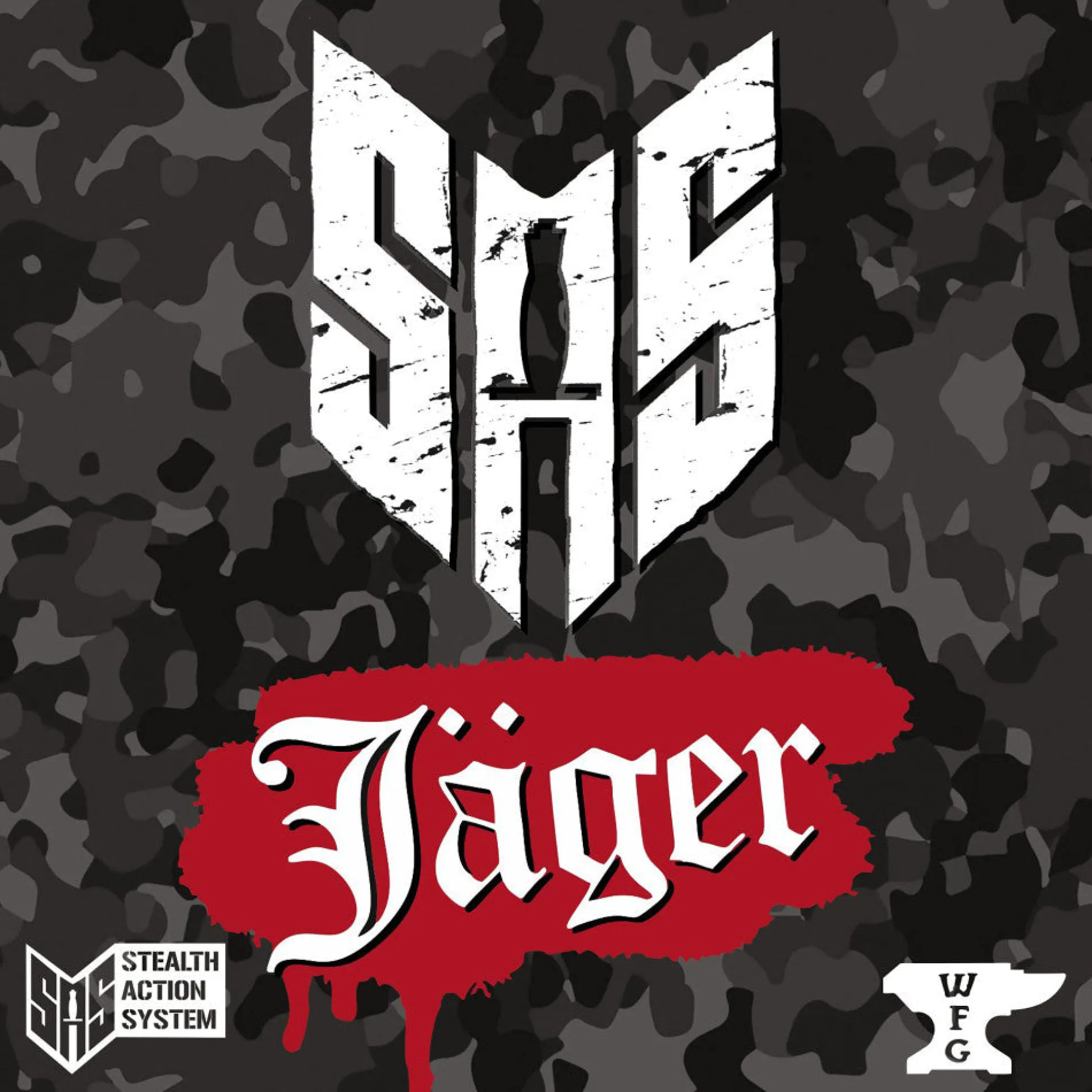 Word Forge Games: SAS Rogue Regiment - Jager Expansion - Strategic WWII Board Game