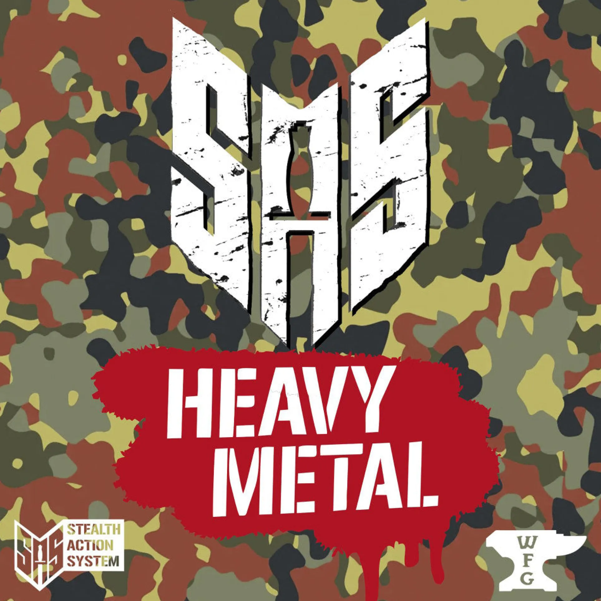 Word Forge Games: SAS Rogue Regiment - Heavy Metal Expansion - Strategy Board Game