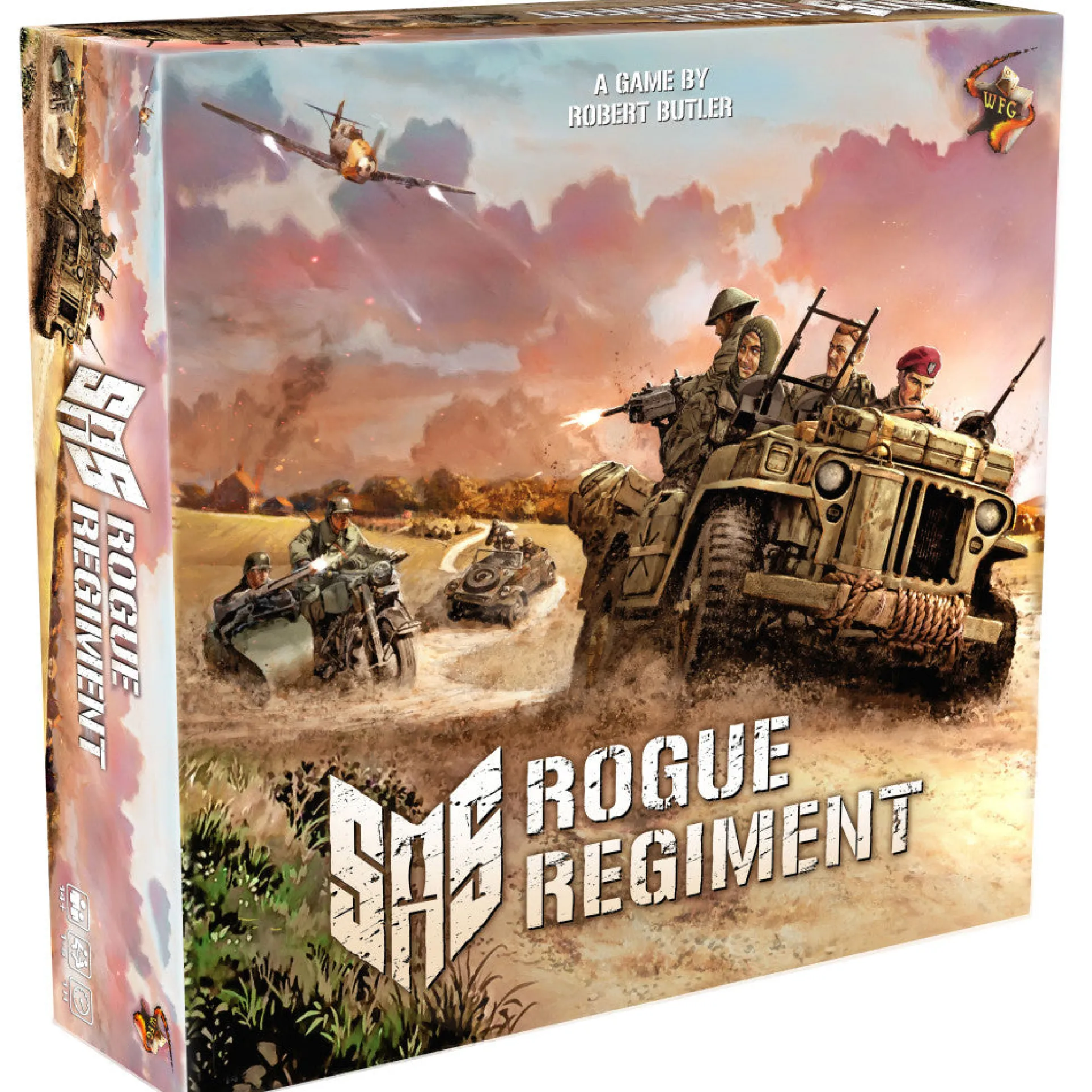 Word Forge Games: SAS Rogue Regiment Core Game - Strategic WW2 Stealth Play for 1-4 Players