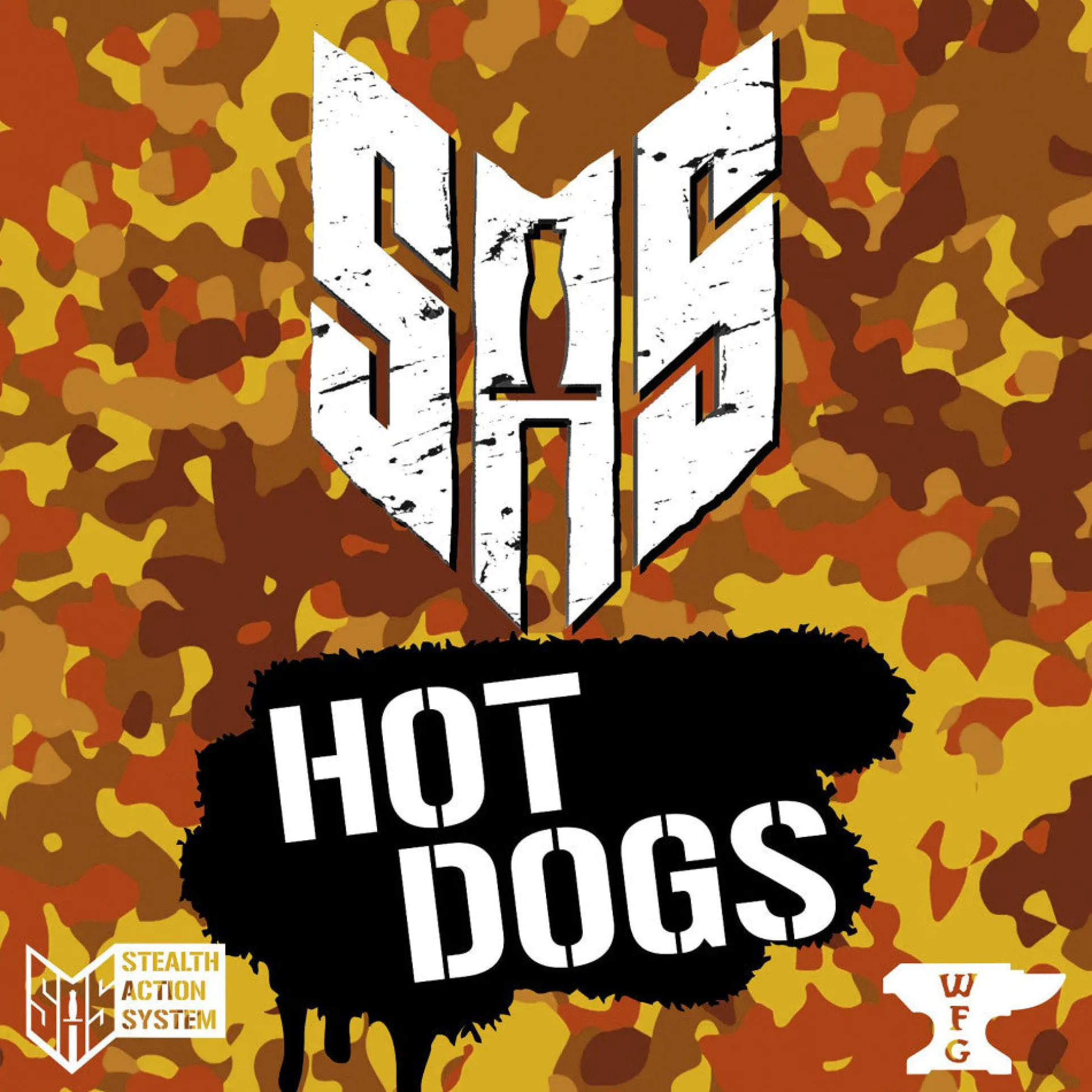 Word Forge Games: SAS Rogue Regiment - Hot Dogs Expansion - WWII Strategy Board Game
