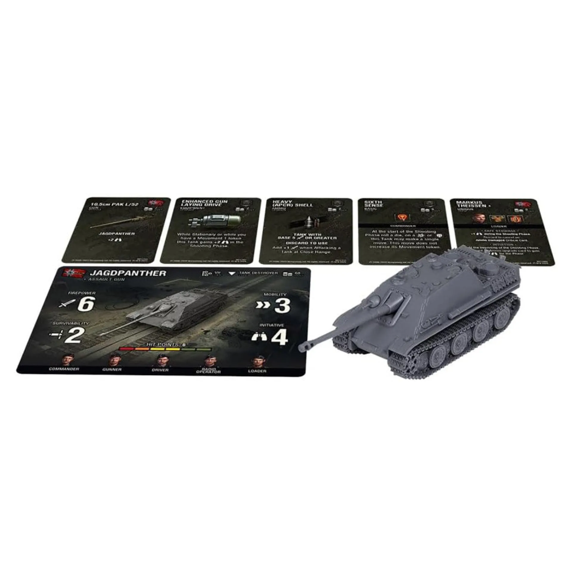 World of Tanks: German Jagdpanther Expansion - Detailed Miniatures Game