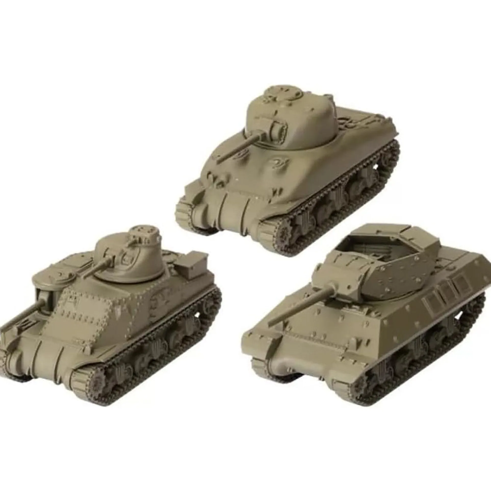 World of Tanks: U.S.A. Tank Platoon Expansion Set Featuring M3 Lee, M4A1 75mm Sherman, M10 Wolverine