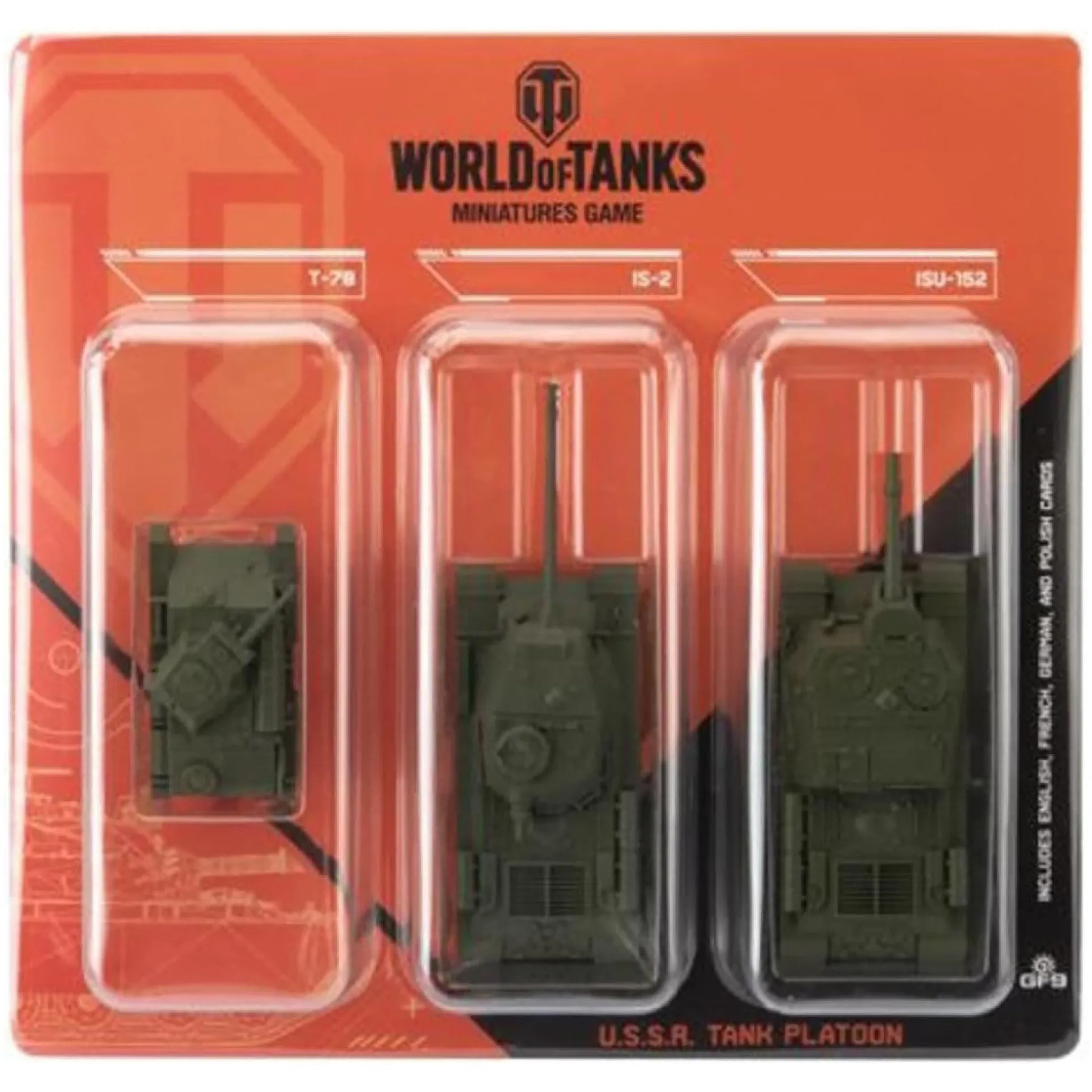 World of Tanks: USSR Tank Platoon Miniatures Game - T-70, IS-2, ISU-152