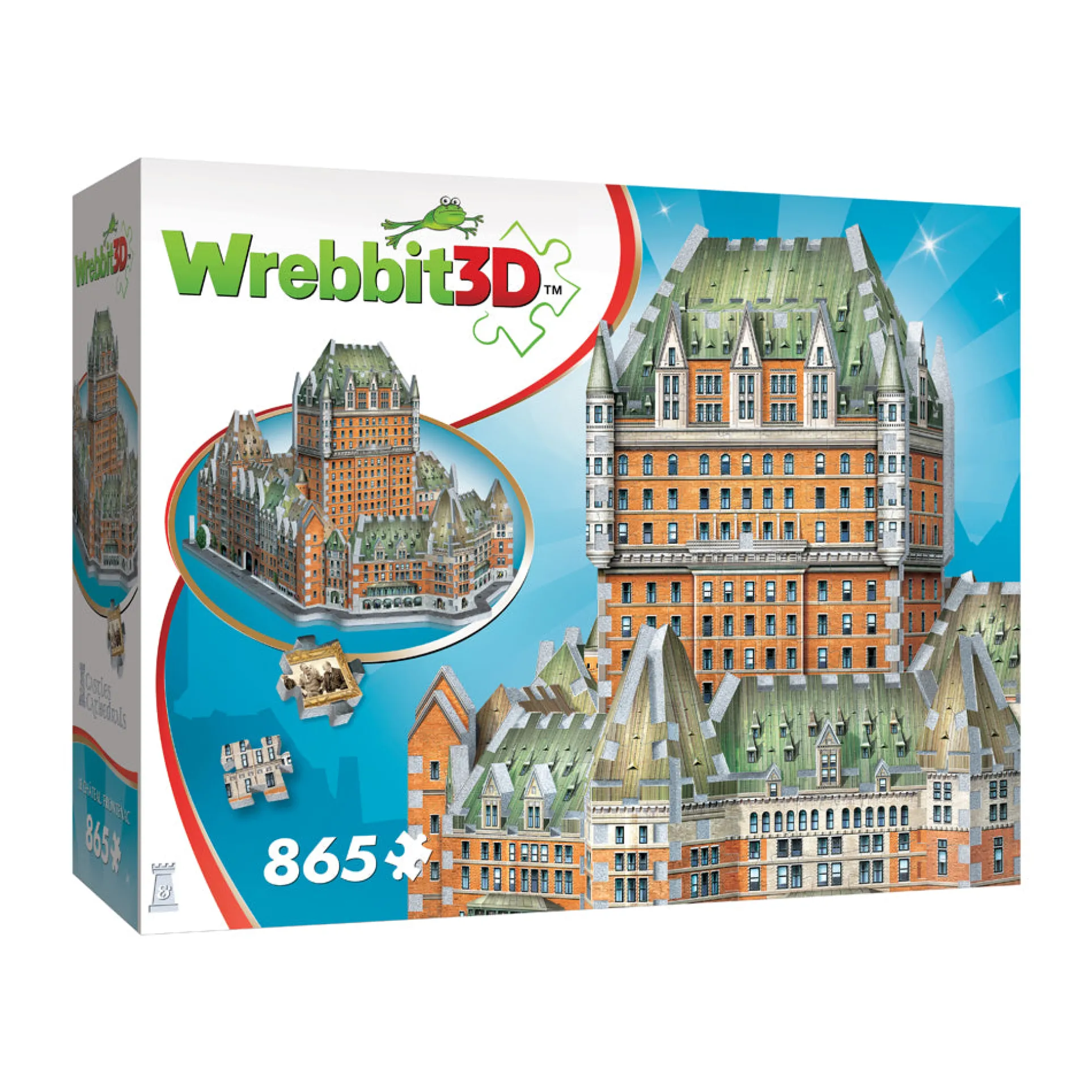 Wrebbit Castles & Cathedrals Le Chateau Frontenac 3D Puzzle - 865 pc