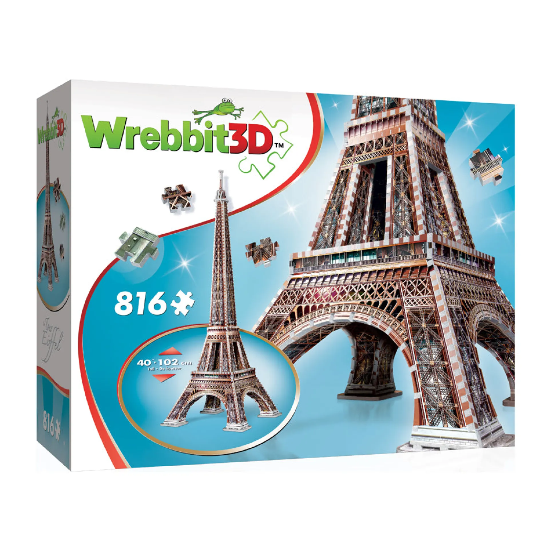 Wrebbit Eiffel Tower 3D Foam Puzzle - 816 pc