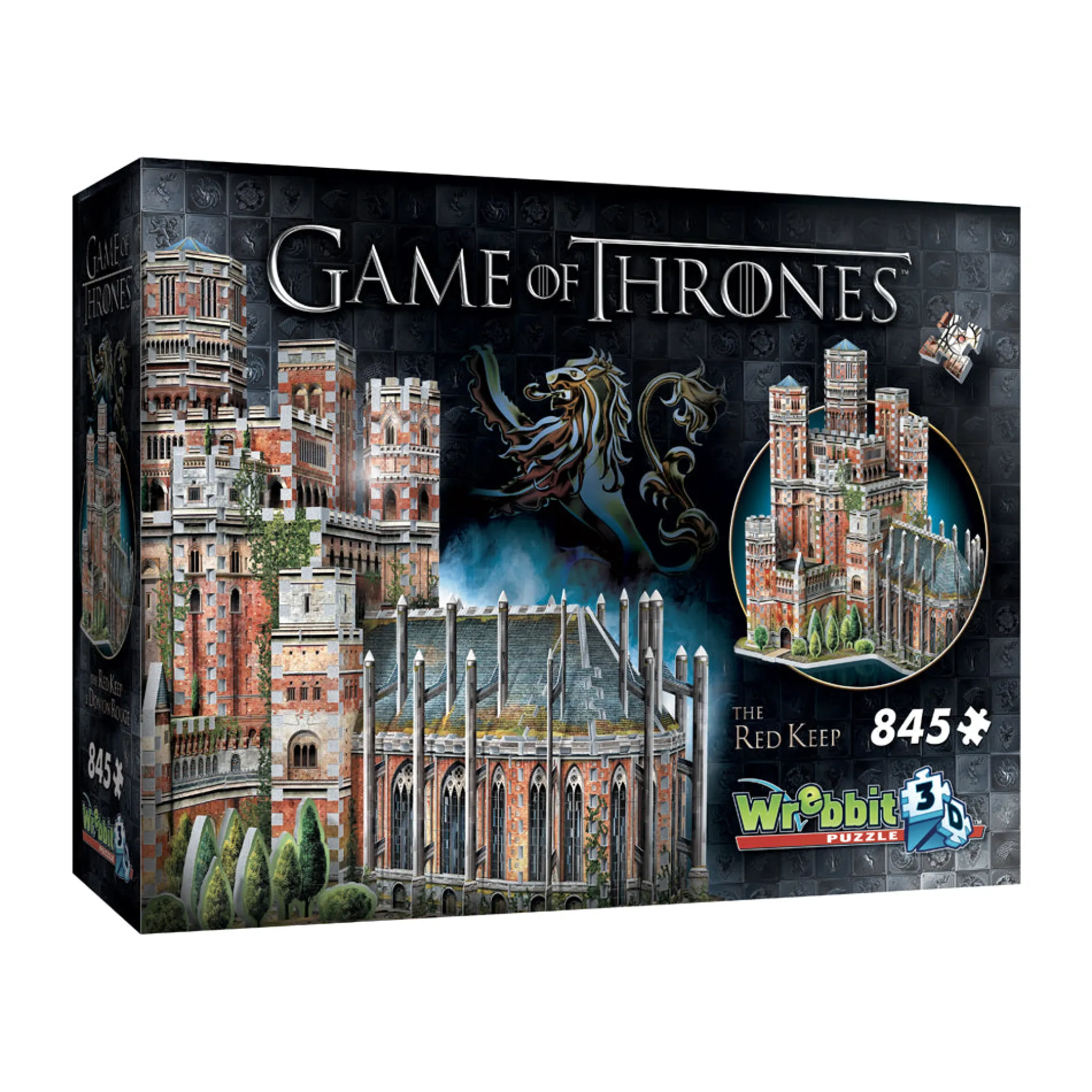 Wrebbit Game of Thrones The Red Keep 3D Puzzle, 845 Pieces