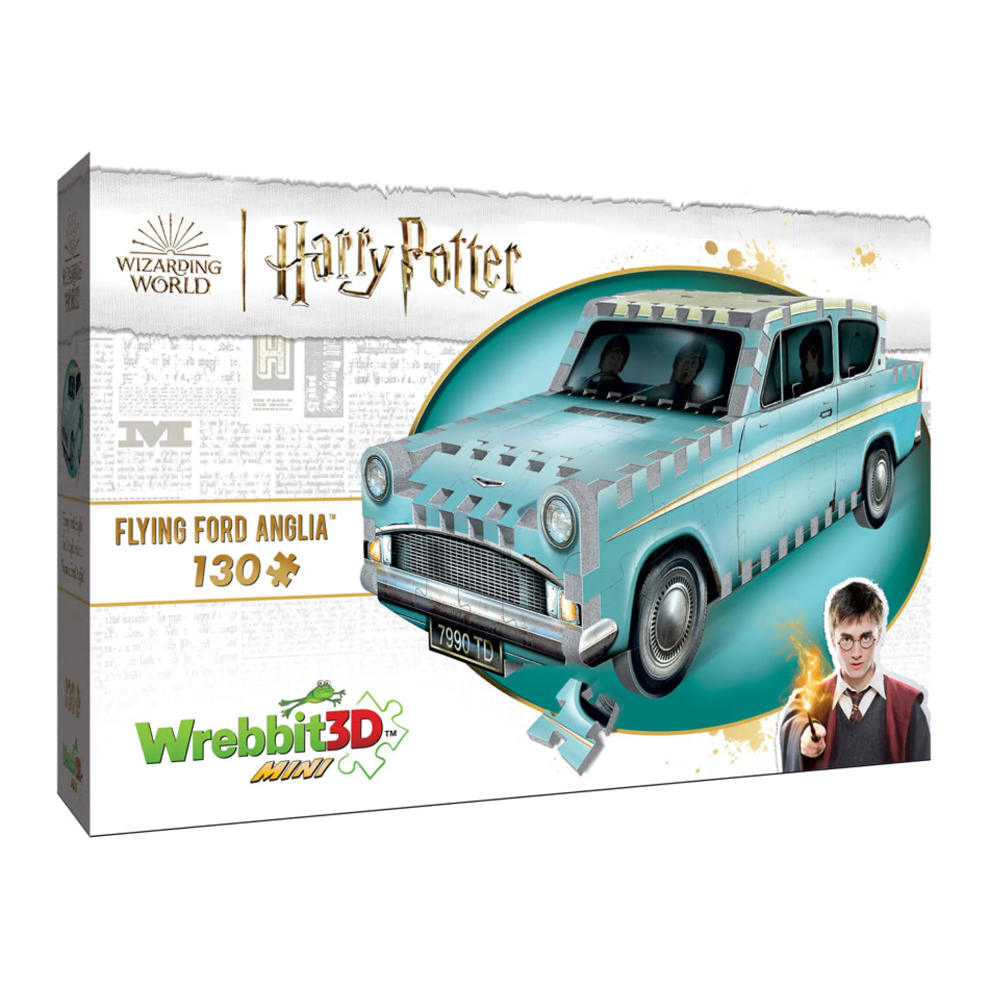 Wrebbit Harry Potter Flying Ford Anglia 3D Puzzle - 130 pc