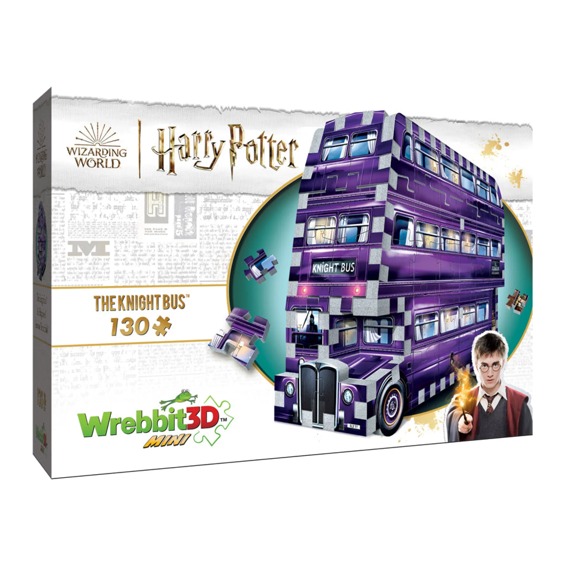 Wrebbit Harry Potter Knight Bus 3D Puzzle - 130 pcs