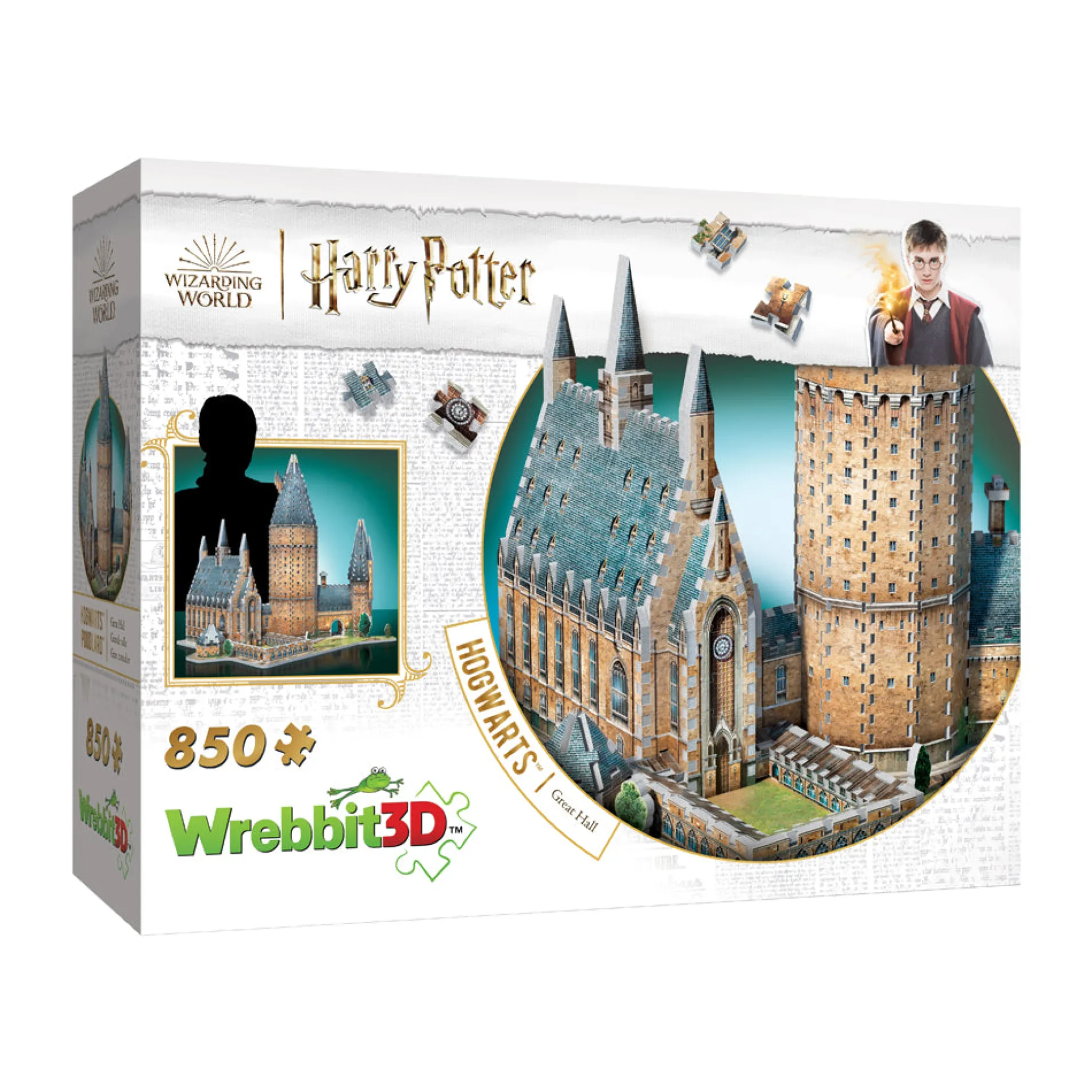 Wrebbit Harry Potter Hogwarts Great Hall 3D Puzzle - 850 Pieces