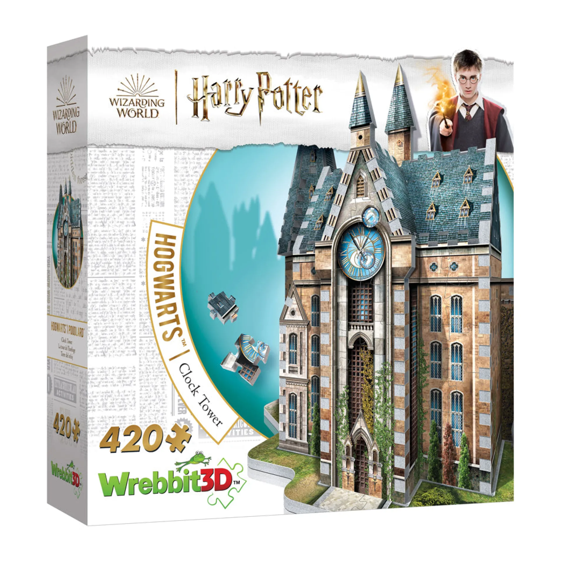 Wrebbit Harry Potter Hogwarts Clock Tower 3D Puzzle - 420 Pieces