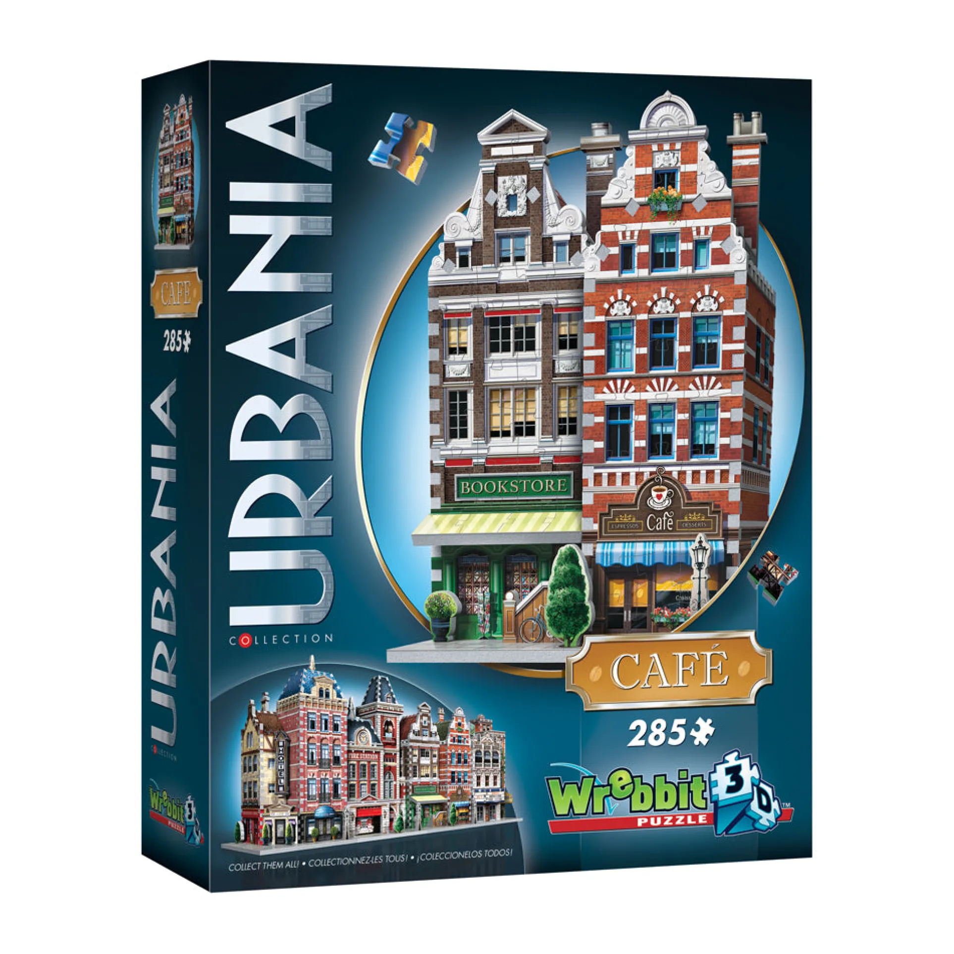 Wrebbit Urbania Collection Cafe 3D Puzzle - 285 pcs