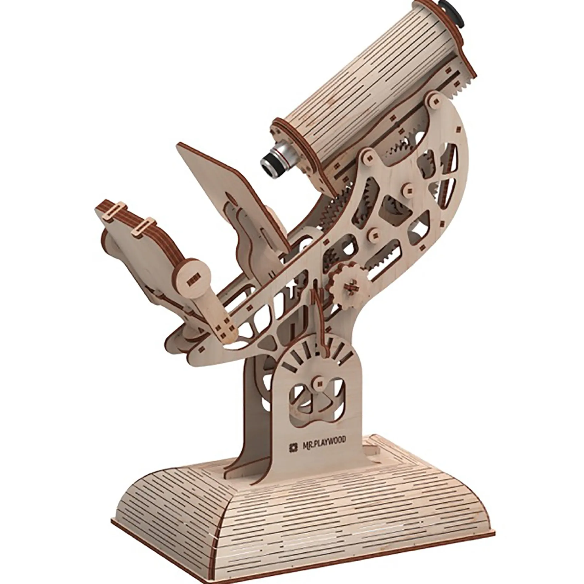 Mr.PLAYWOOD Microscope Mechanical Wooden 3D STEM Model