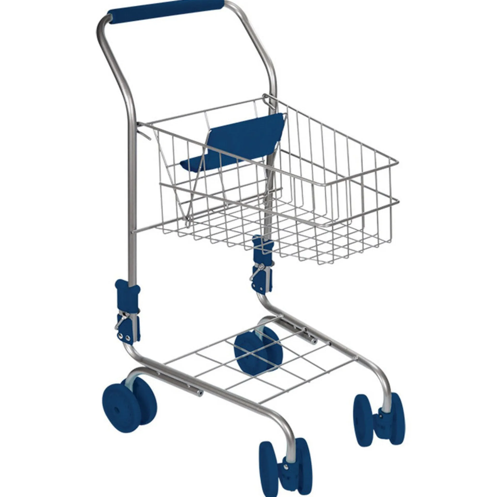 Toysmith Deluxe Metal Toy Shopping Cart - Realistic Playset