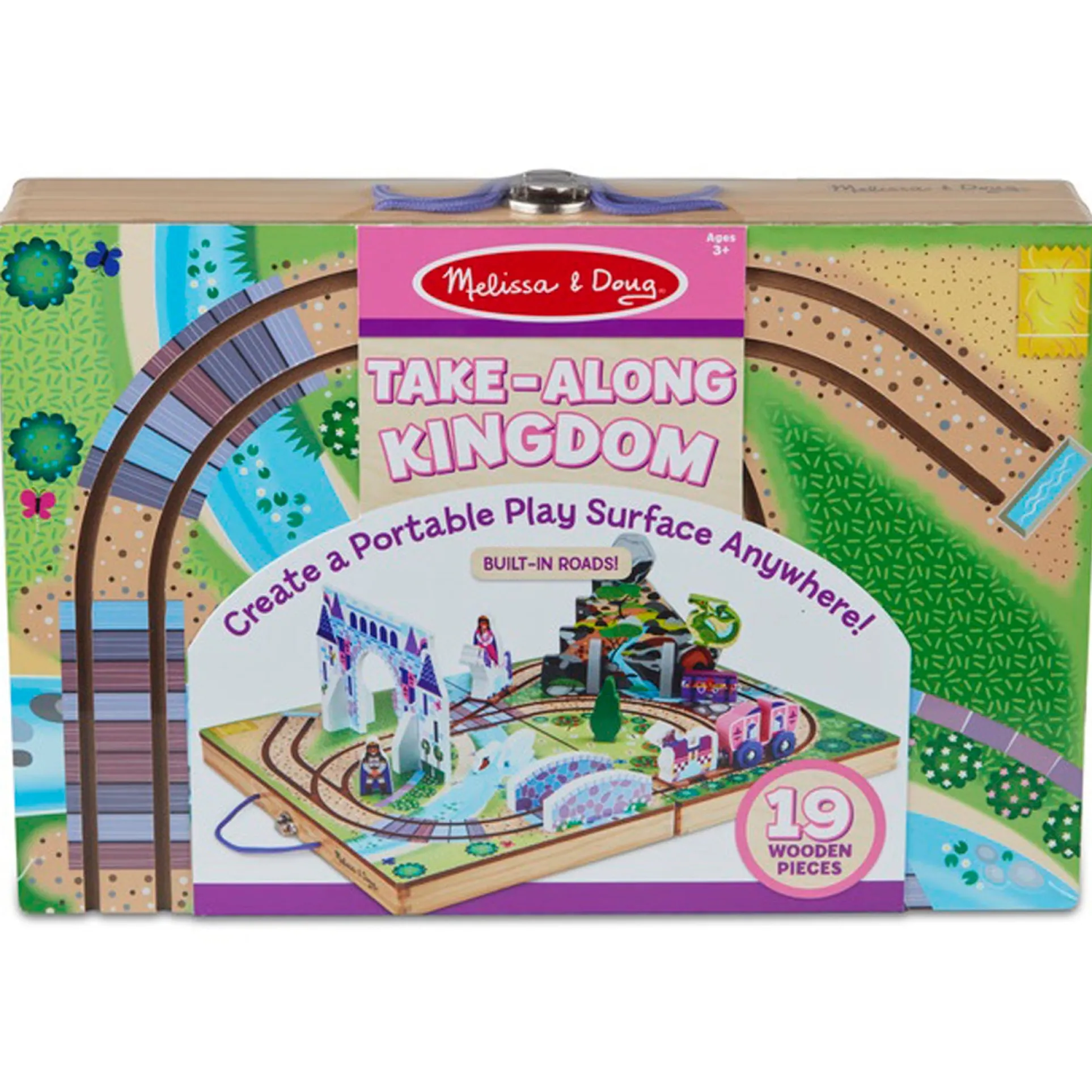 Melissa & Doug Take-Along Kingdom - Portable Royal Playset