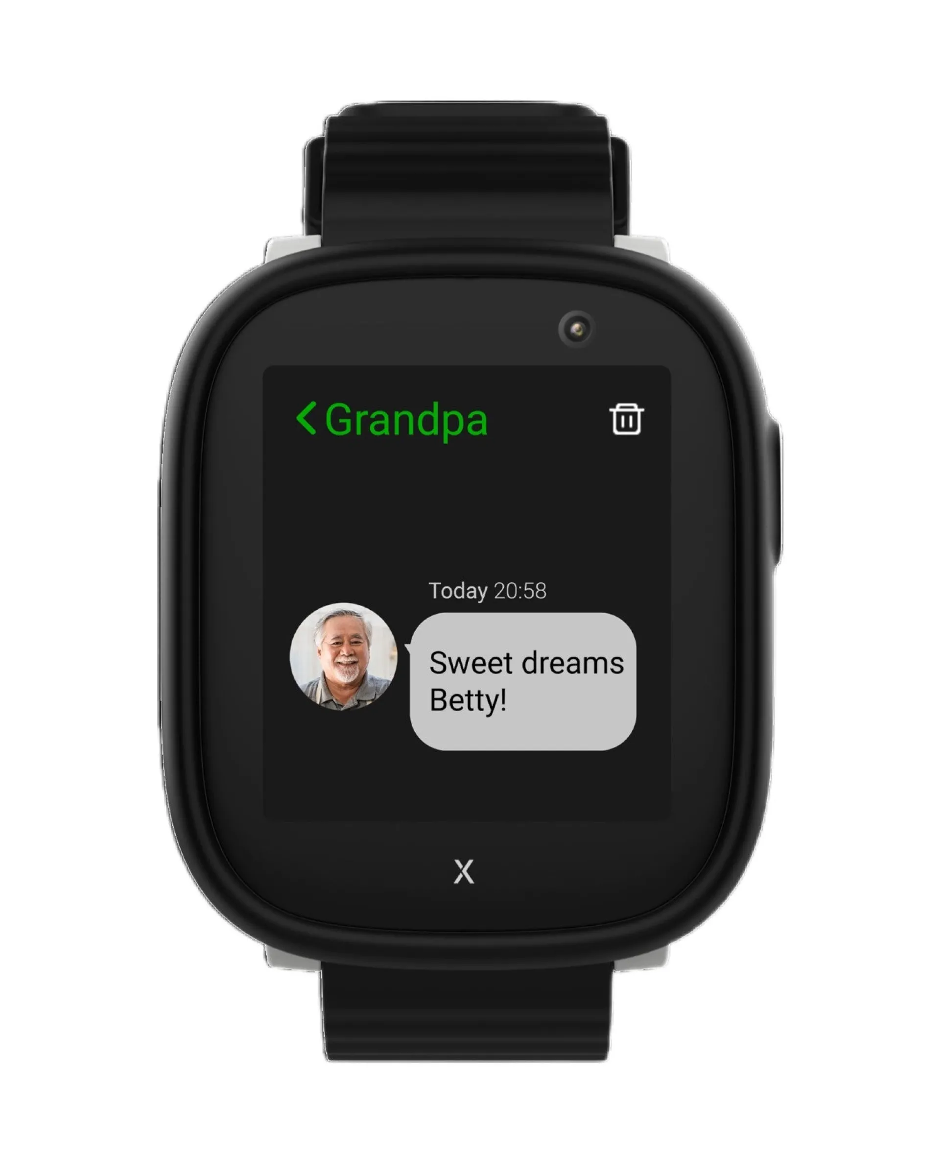 X6Play Kids' Smart Watch Cell Phone with GPS - Interactive Safety Device - Black