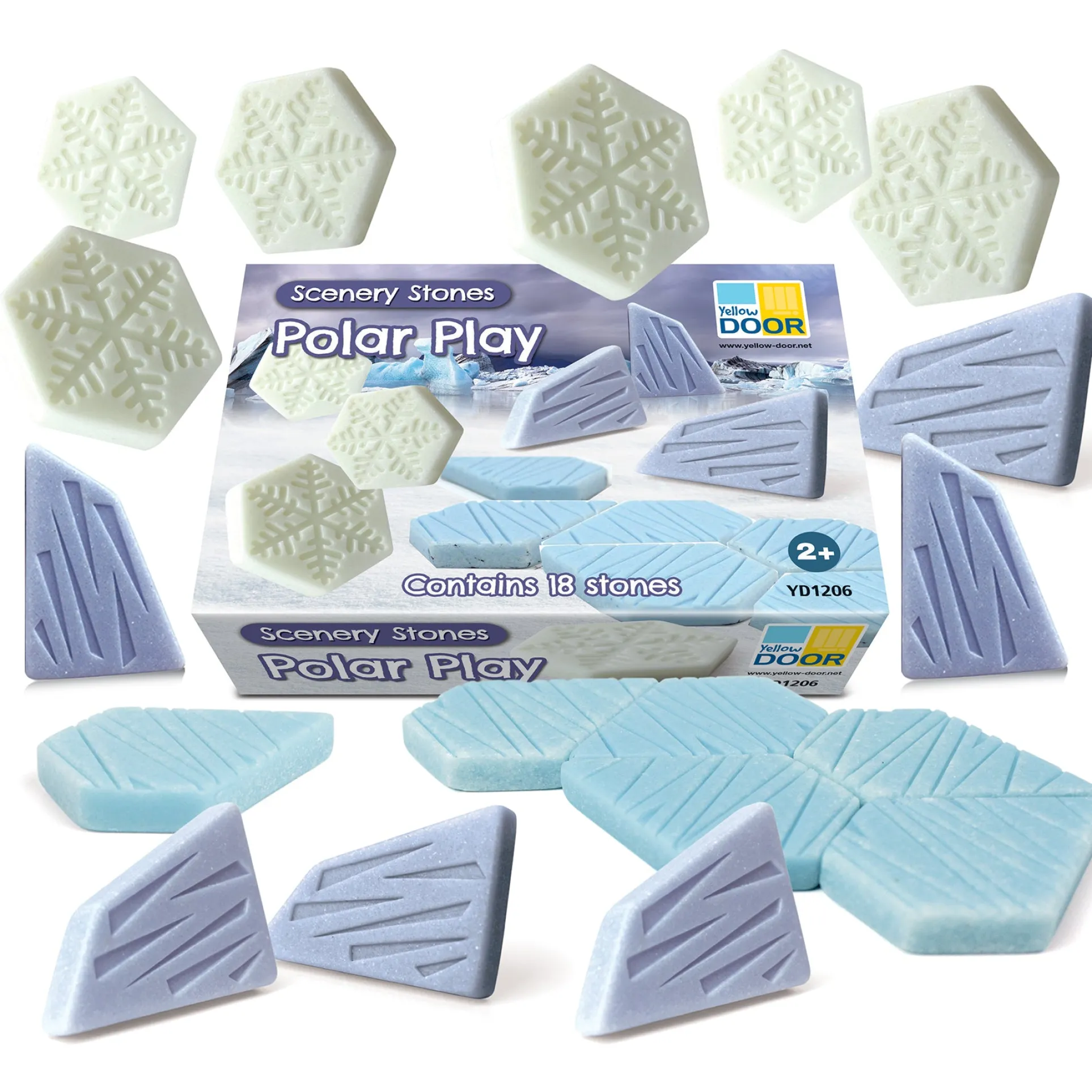 Yellow Door - Polar Play Scenery Stones - Set of 18