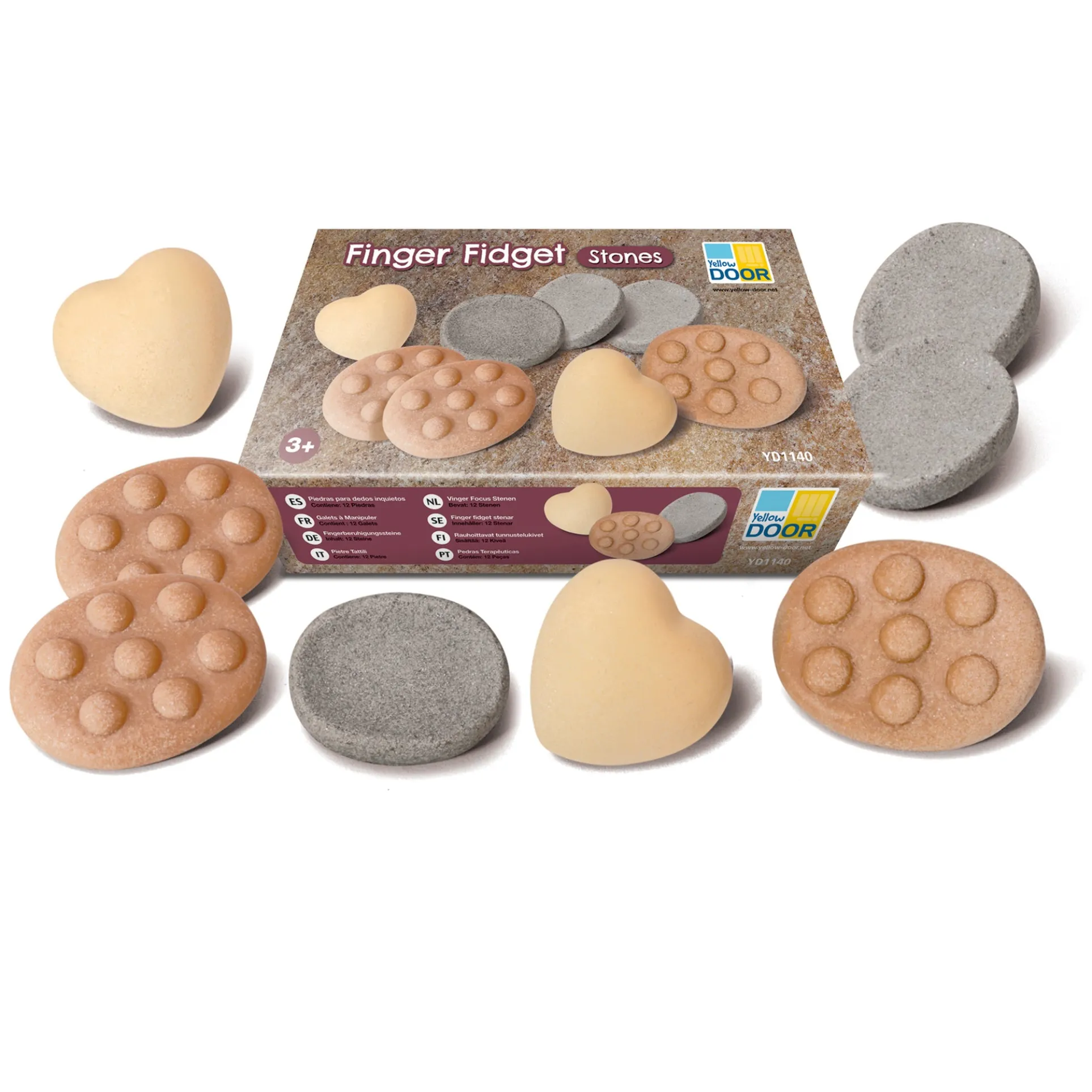 Yellow Door Calming Finger Fidget Stones ‚Äì Sensory Set