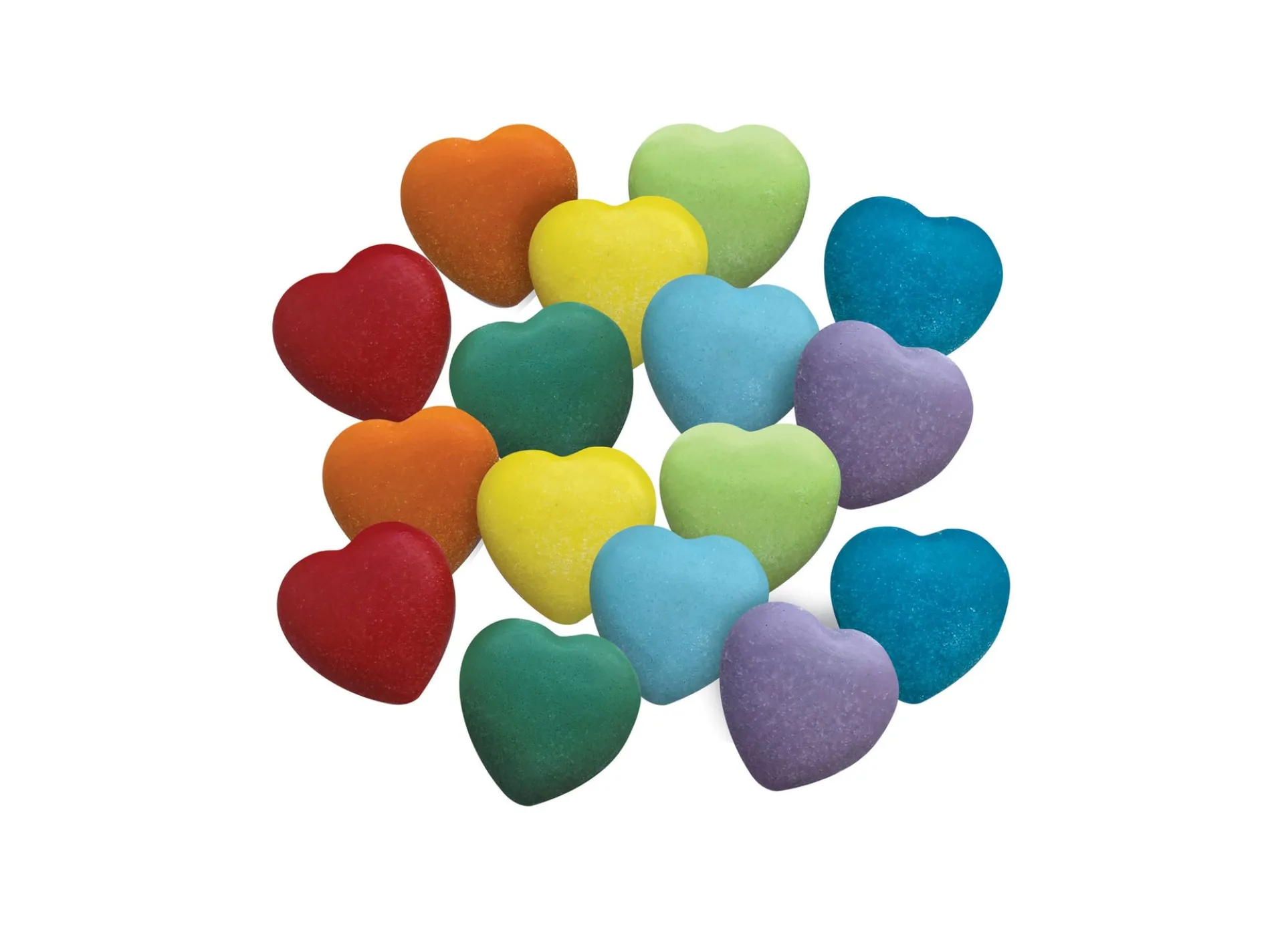 Yellow Door Multi-Color Kindness Heart Stones Set - Assorted Colors