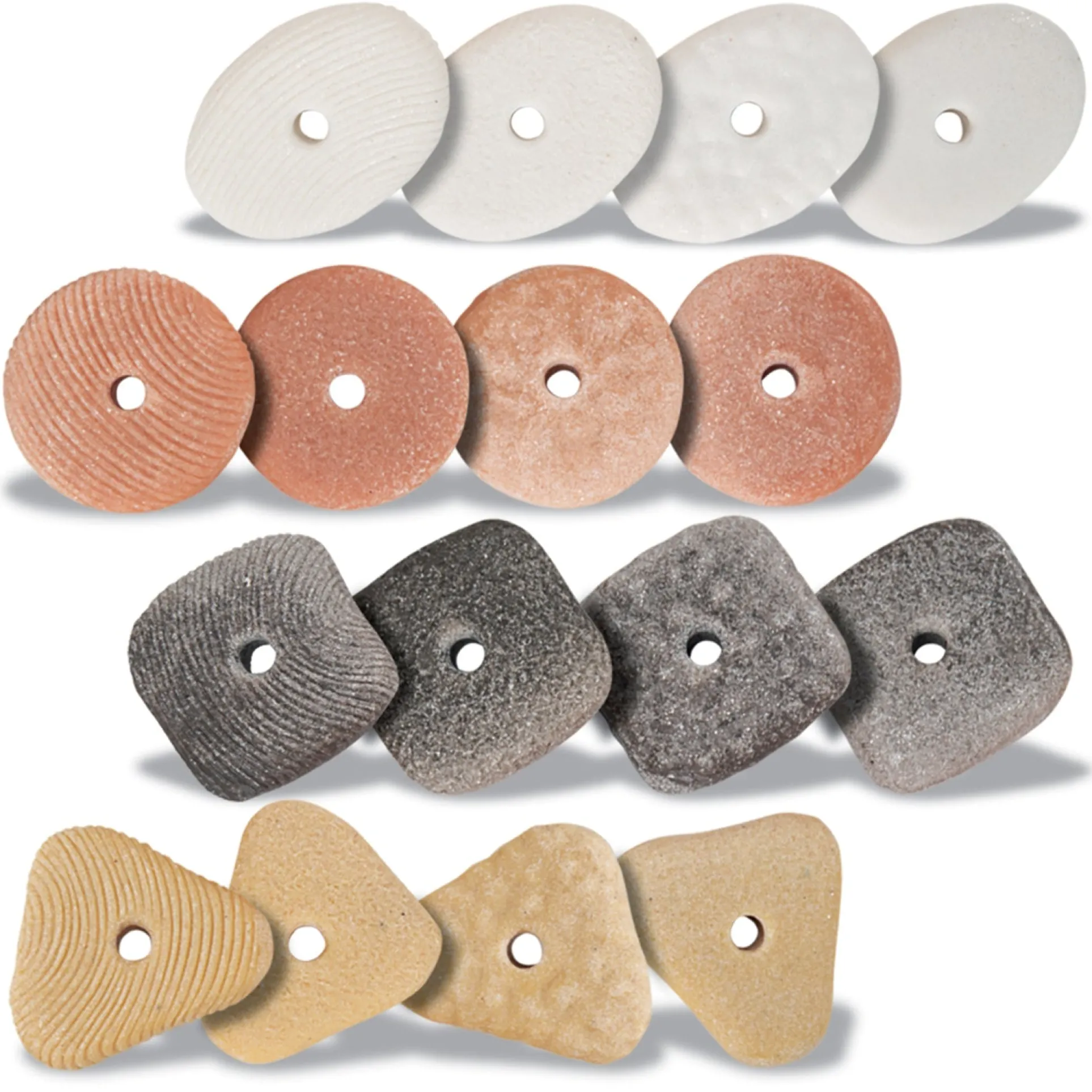 Yellow Door Threading Pebbles - Colorful Sensory and Motor Skills Toy Set