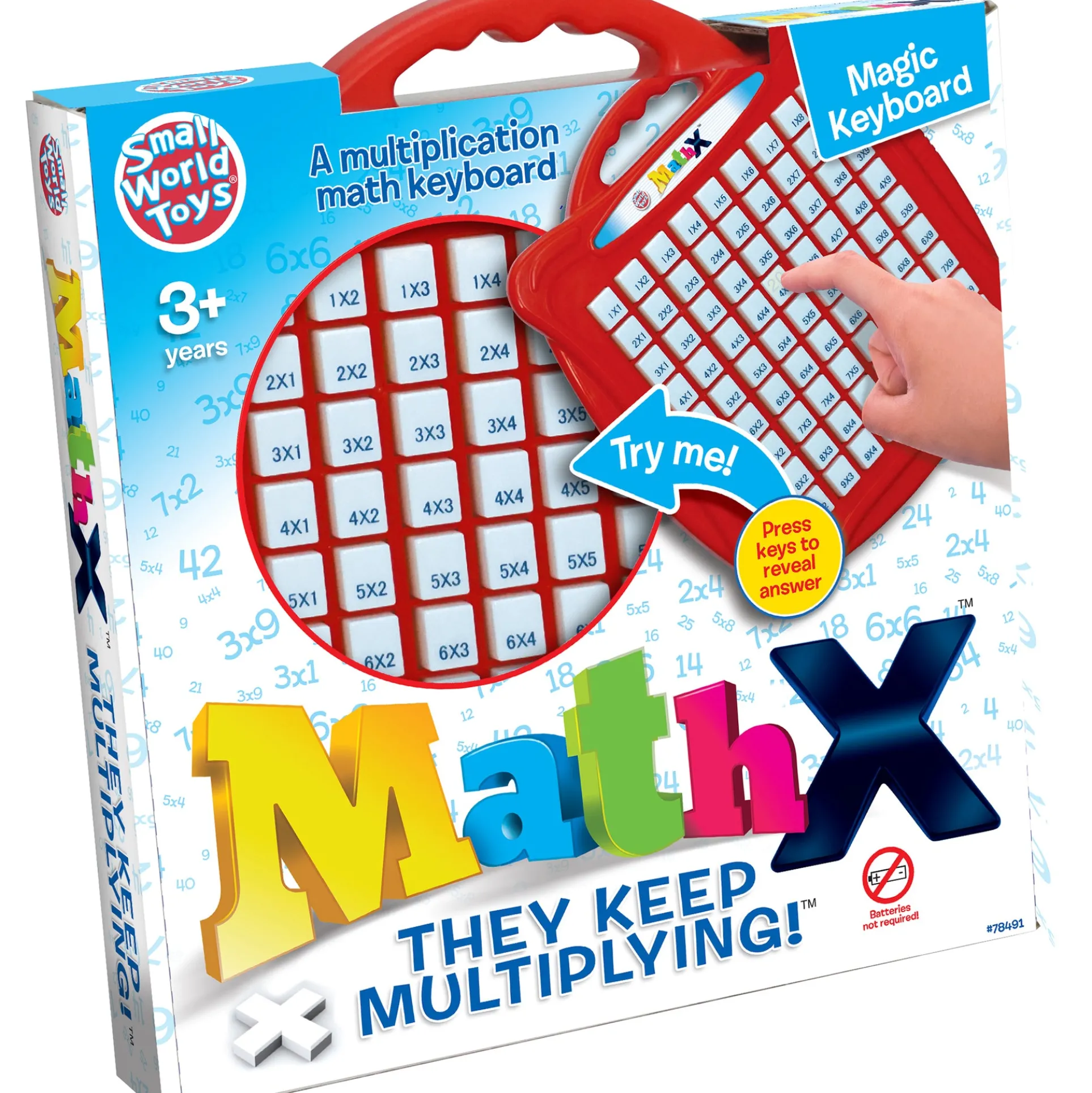 Small World Toys They Keep Multiplying Math Keyboard Game - Education Essential