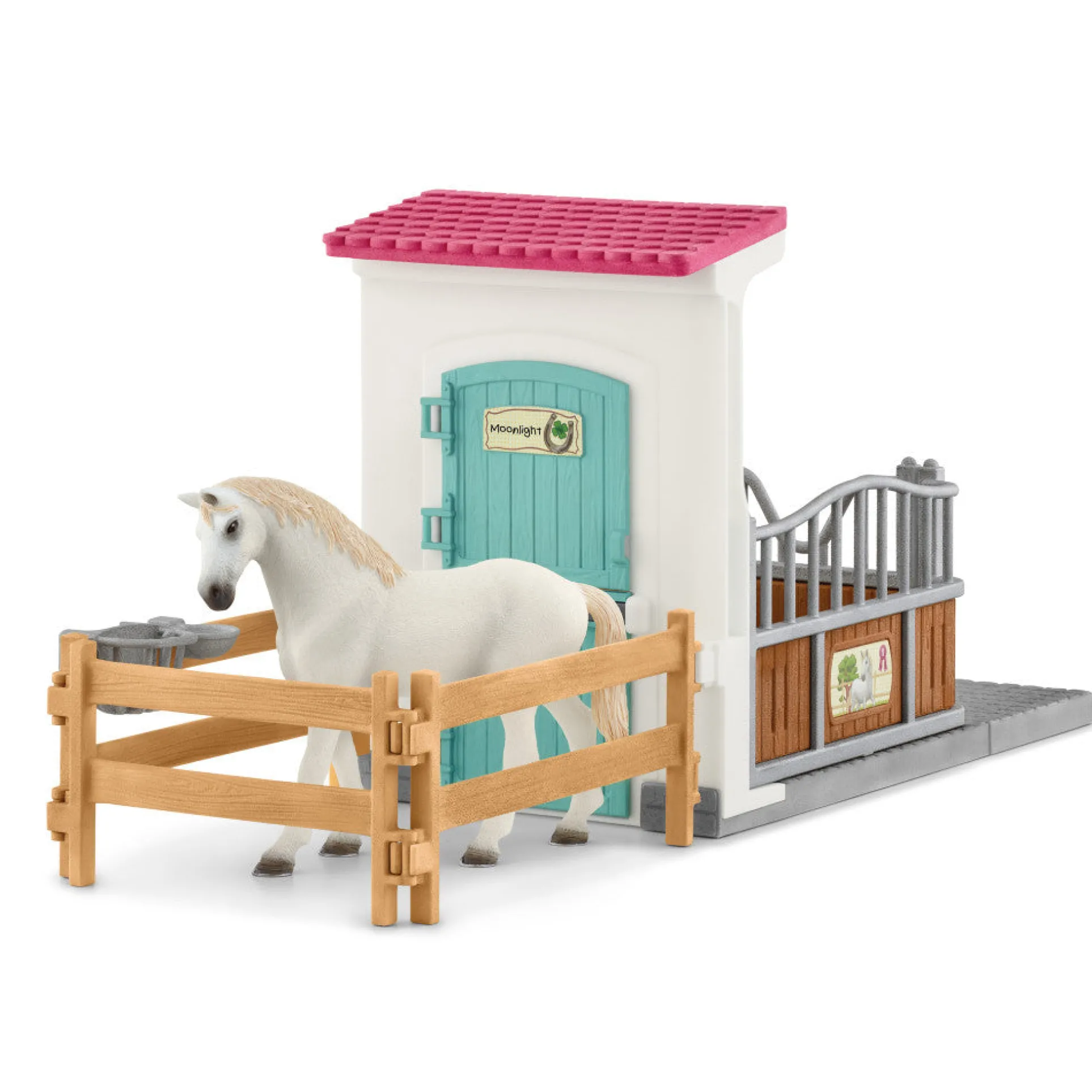Schleich Horse Club: Horse Stall Extension - 21 Piece Playset