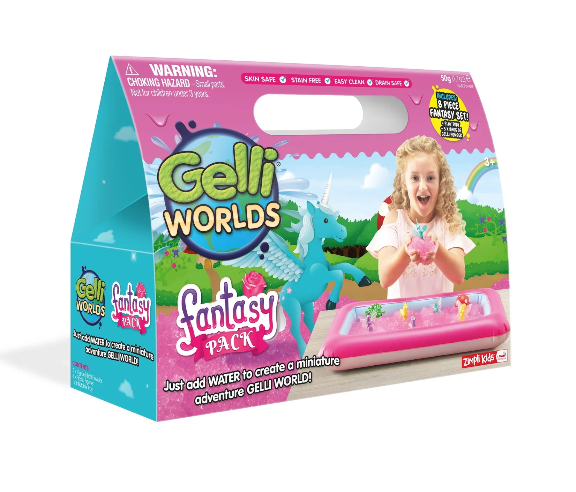 Zimpli Kids Gelli Worlds Fantasy Pack with Fairies & Unicorns